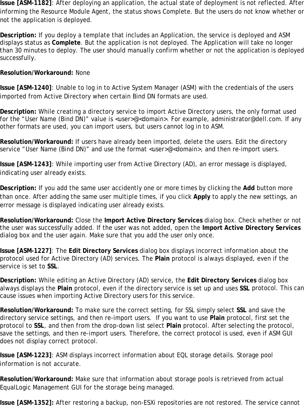 Page 8 of 11 - Dell Dell-Active-System-Manager-Version-7-5-Owners-Manual- Active System Manager Version 7.5.1 Release Notes  Dell-active-system-manager-version-7-5-owners-manual