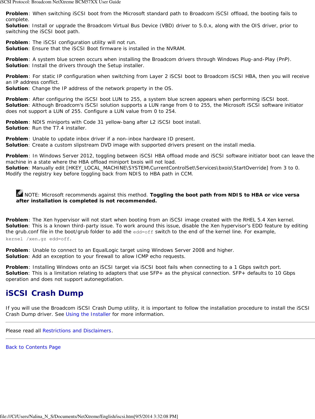 dell broadcom netlink gigabit ethernet driver settings