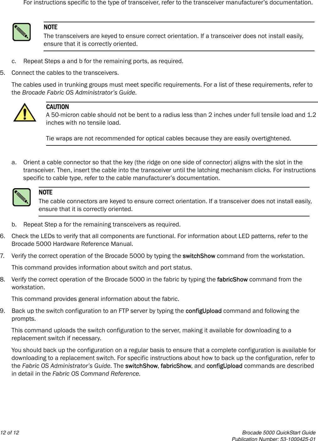 Page 10 of 10 - Dell Dell-Brocade-300-Quick-Start-Guide- Brocade 300 QuickStart Guide  Dell-brocade-300-quick-start-guide
