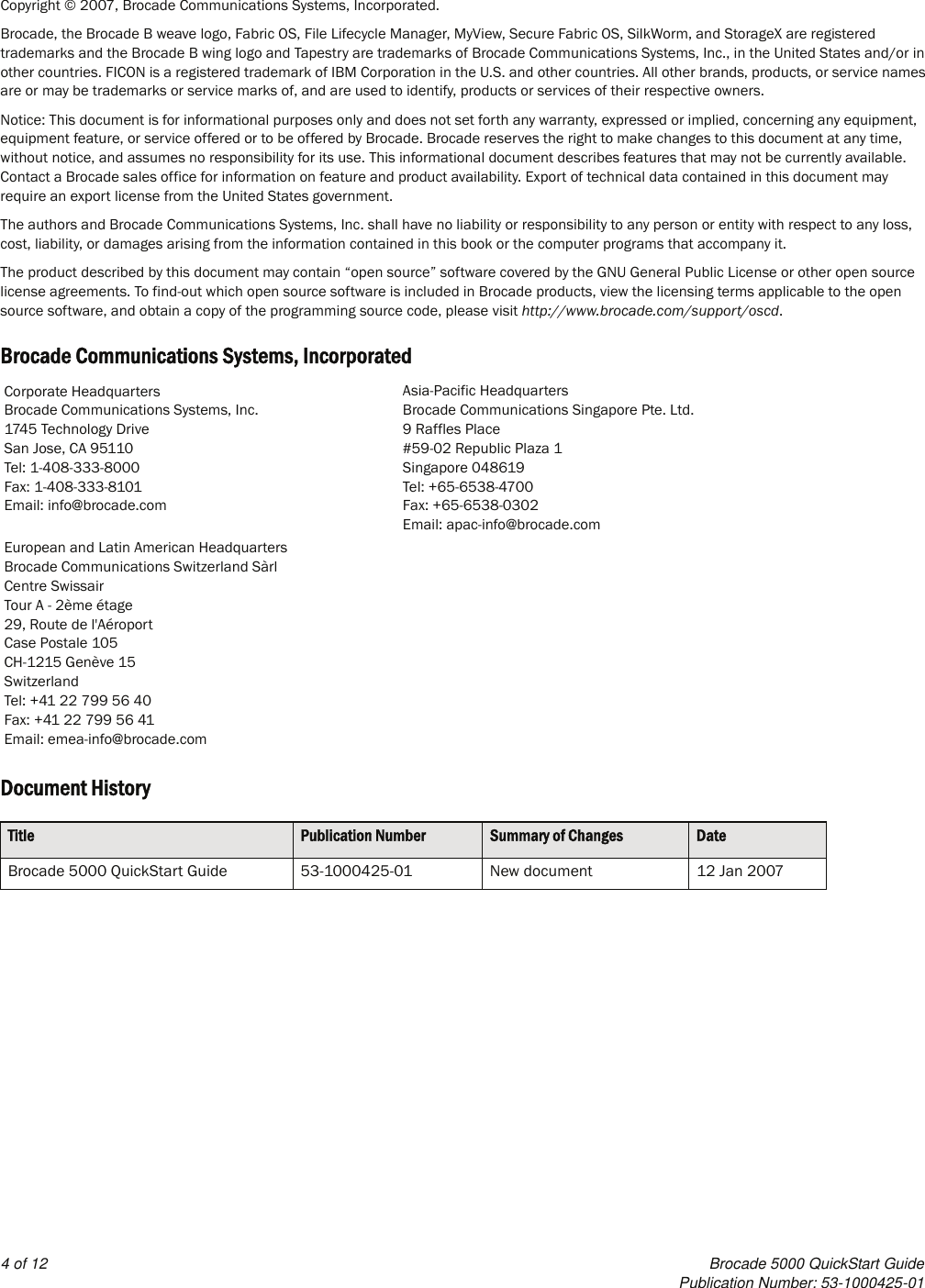 Page 2 of 10 - Dell Dell-Brocade-300-Quick-Start-Guide- Brocade 300 QuickStart Guide  Dell-brocade-300-quick-start-guide
