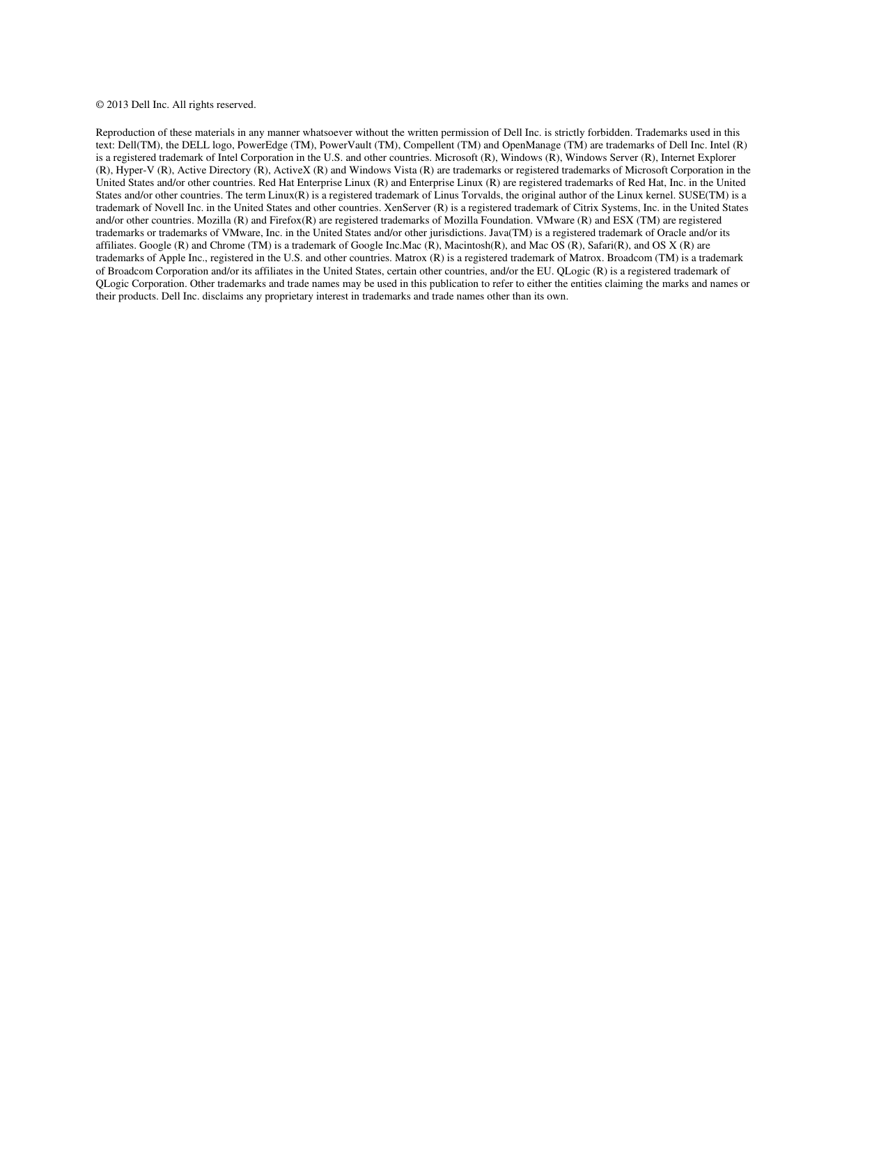 Page 6 of 6 - Dell Dell-Chassis-Management-Controller-Version-1-20-For-Poweredge-Vrtx-Owners-Manual- Chassis Management Controller (CMC) Version 1.20 For PowerEdgeVRTX Release Notes  Dell-chassis-management-controller-version-1-20-for-poweredge-vrtx-owners-manual