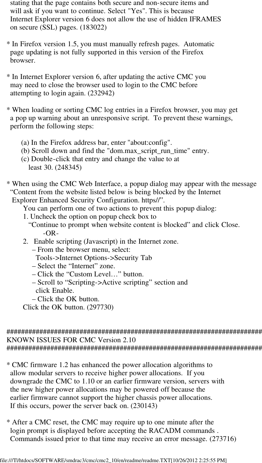 Page 4 of 9 - Dell Dell-Chassis-Management-Controller-Version-2-1-Owners-Manual- Chassis Management Controller Version 2.1 Readme  Dell-chassis-management-controller-version-2-1-owners-manual