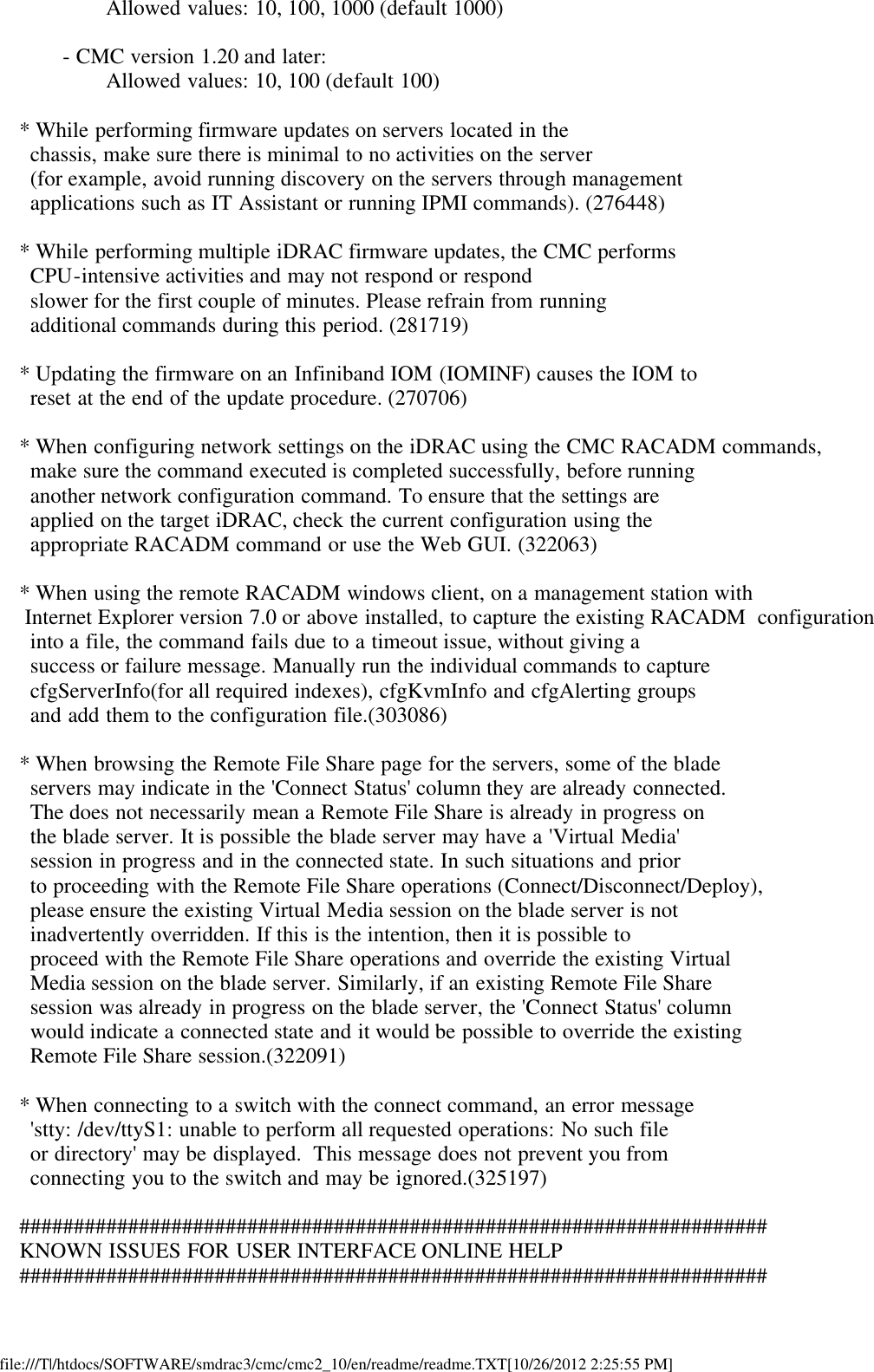 Page 6 of 9 - Dell Dell-Chassis-Management-Controller-Version-2-1-Owners-Manual- Chassis Management Controller Version 2.1 Readme  Dell-chassis-management-controller-version-2-1-owners-manual