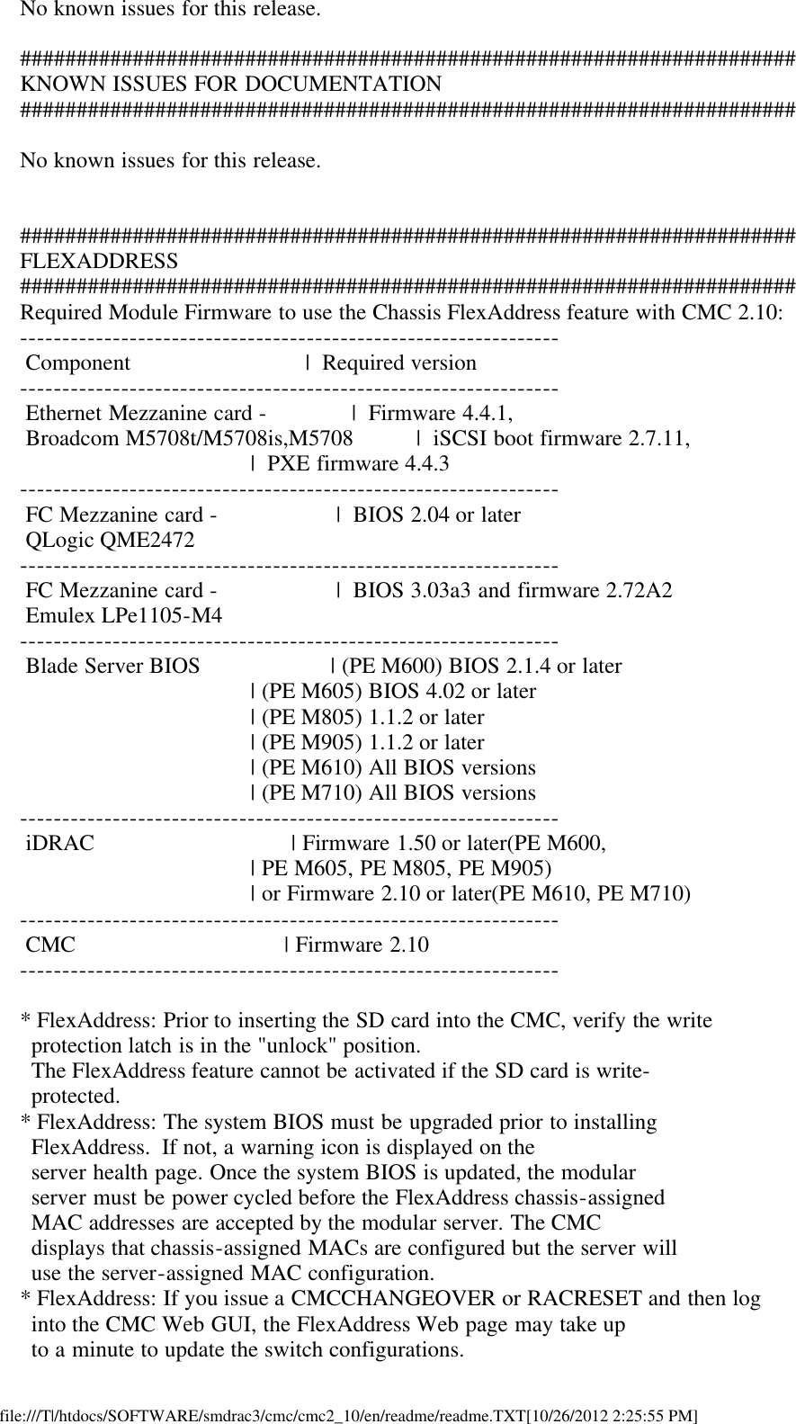 Page 7 of 9 - Dell Dell-Chassis-Management-Controller-Version-2-1-Owners-Manual- Chassis Management Controller Version 2.1 Readme  Dell-chassis-management-controller-version-2-1-owners-manual