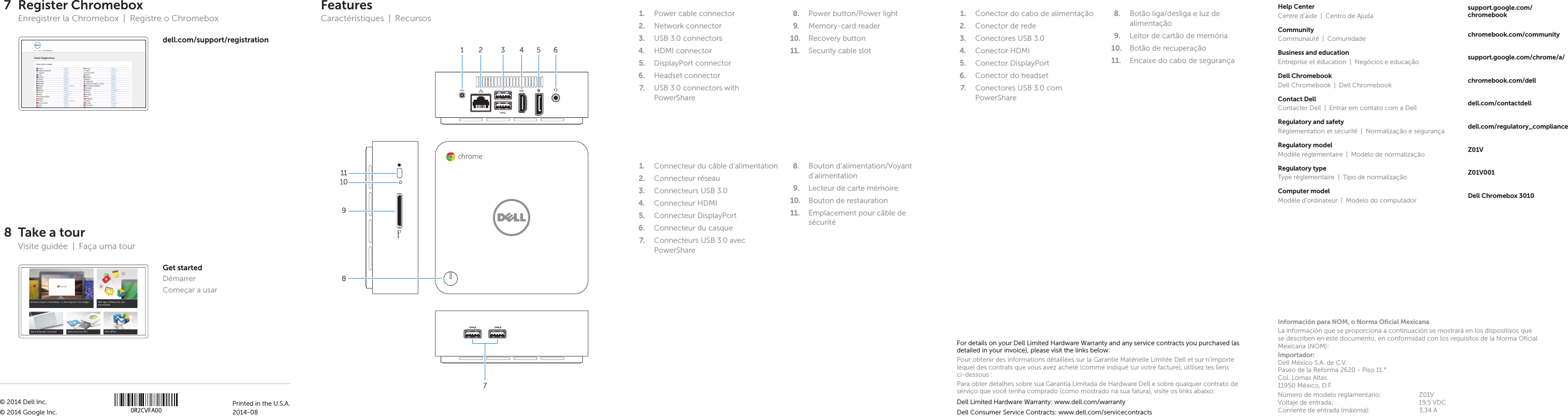 Page 2 of 2 - Dell Dell-Chromebox-3010-Setup-Guide- Chromebox 3010 Quick Setup Guide Dell-chromebox-3010-setup-guide