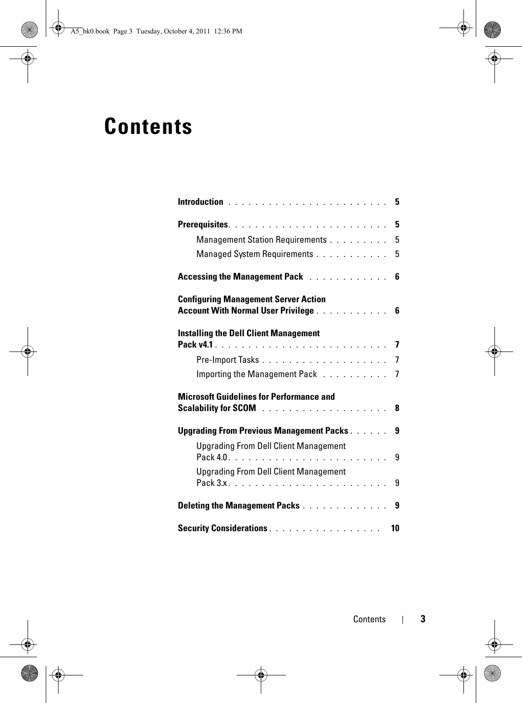 Page 3 of 10 - Dell Dell-Client-Management-Pack-Version-4-1-For-Microsoft-System-Center-Operations-Manager-Owners-Manual- Client Management Pack Version 4.1 For Microsoft System Center Operations Manager Installation Guide  Dell-client-management-pack-version-4-1-for-microsoft-system-center-operations-manager-owners-manual