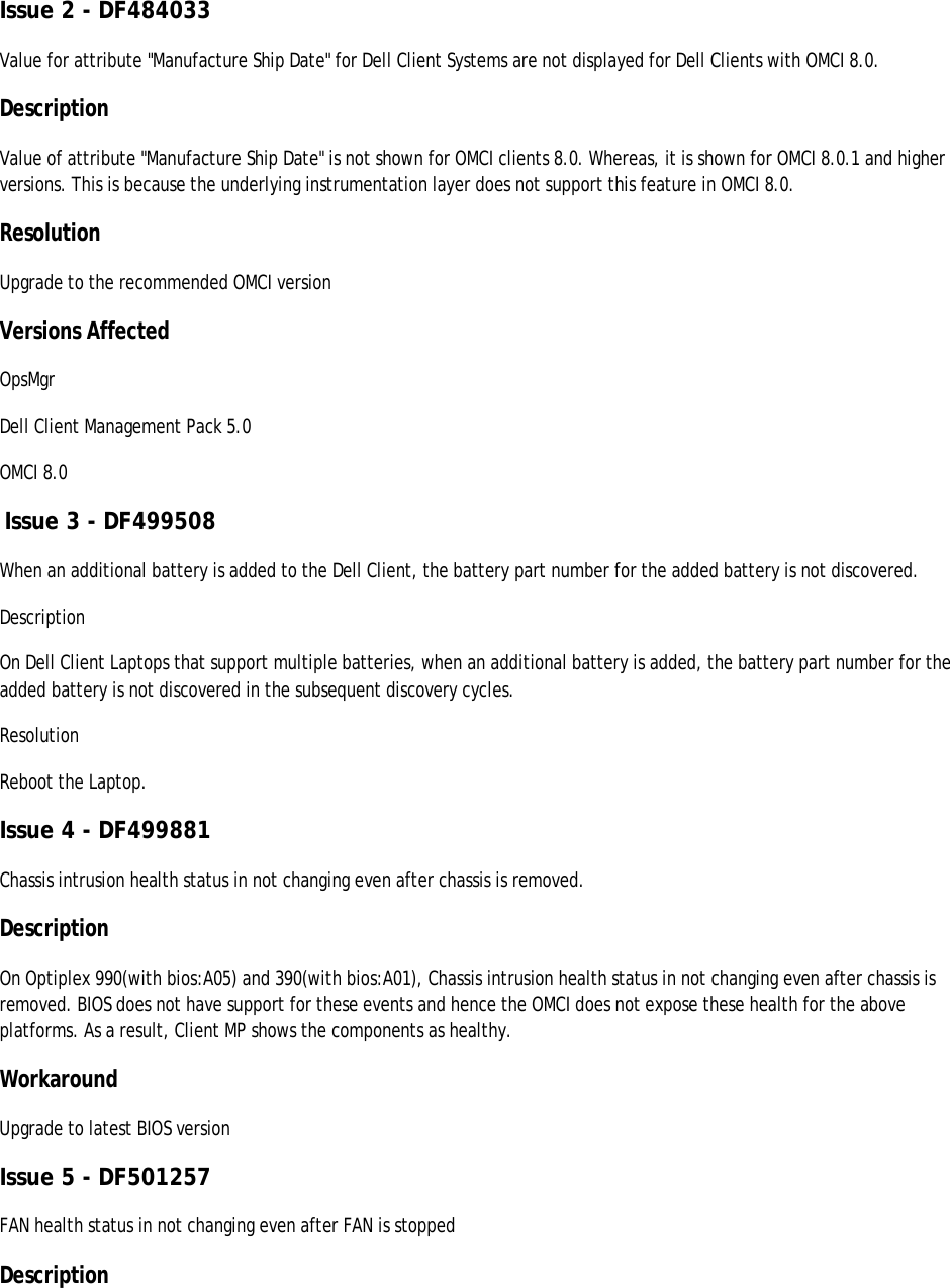 Page 5 of 6 - Dell Dell-Client-Management-Pack-Version-5-0-For-Microsoft-System-Center-Operations-Manager-Owners-Manual- Client Management Pack Version 5.0 For Microsoft System Center Operations Manager Readme  Dell-client-management-pack-version-5-0-for-microsoft-system-center-operations-manager-owners-manual