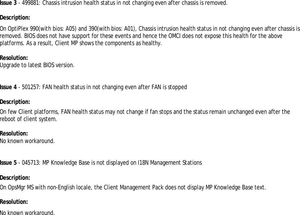 Page 5 of 6 - Dell Dell-Client-Management-Pack-Version-5-1-For-Microsoft-System-Center-Operations-Manager-Owners-Manual- Client Management Pack Version 5.1 For Microsoft System Center Operations Manager Release Notes  Dell-client-management-pack-version-5-1-for-microsoft-system-center-operations-manager-owners-manual