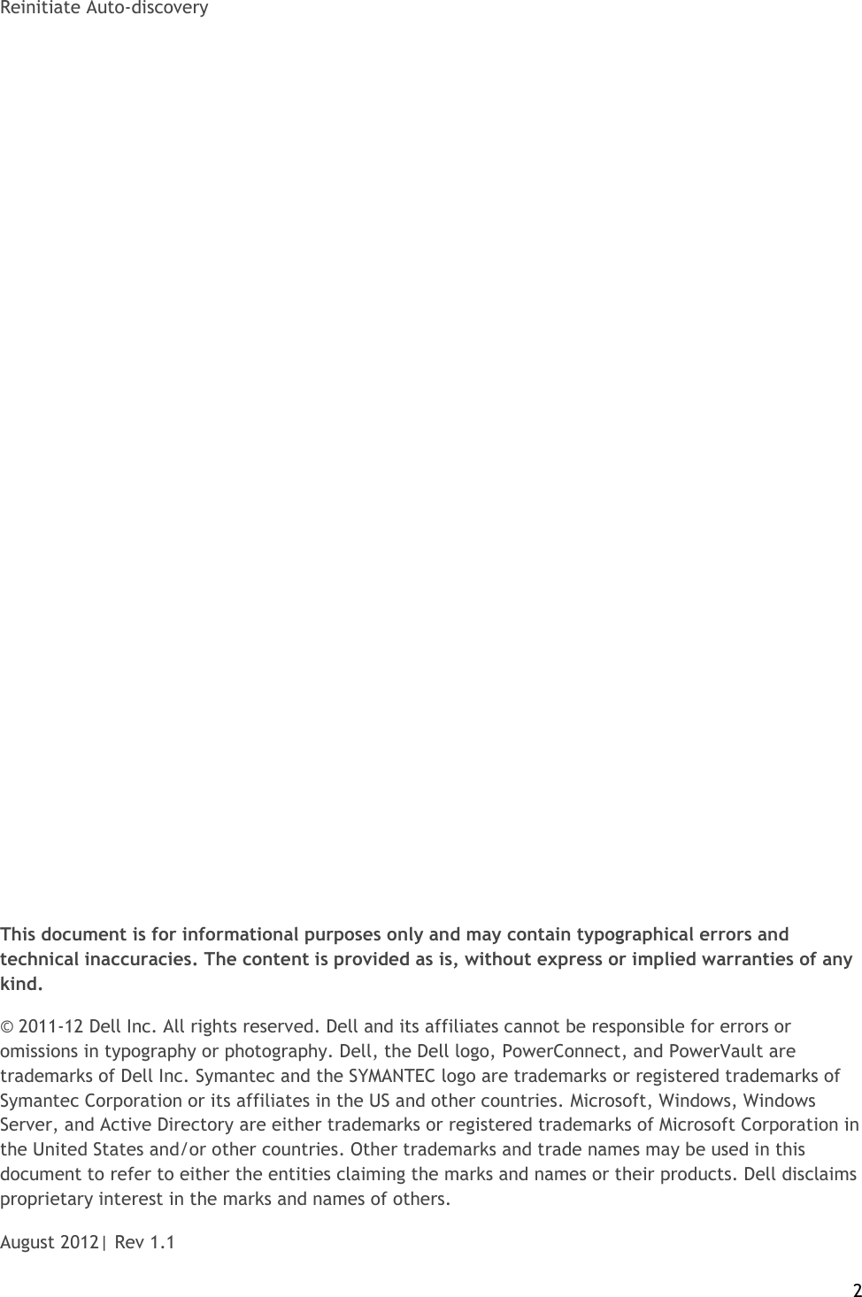 Page 2 of 12 - Dell Dell-Dell-Lifecycle-Controller-1-2-White-Paper- Re-initiate Auto Discovery  Dell-dell-lifecycle-controller-1-2-white-paper