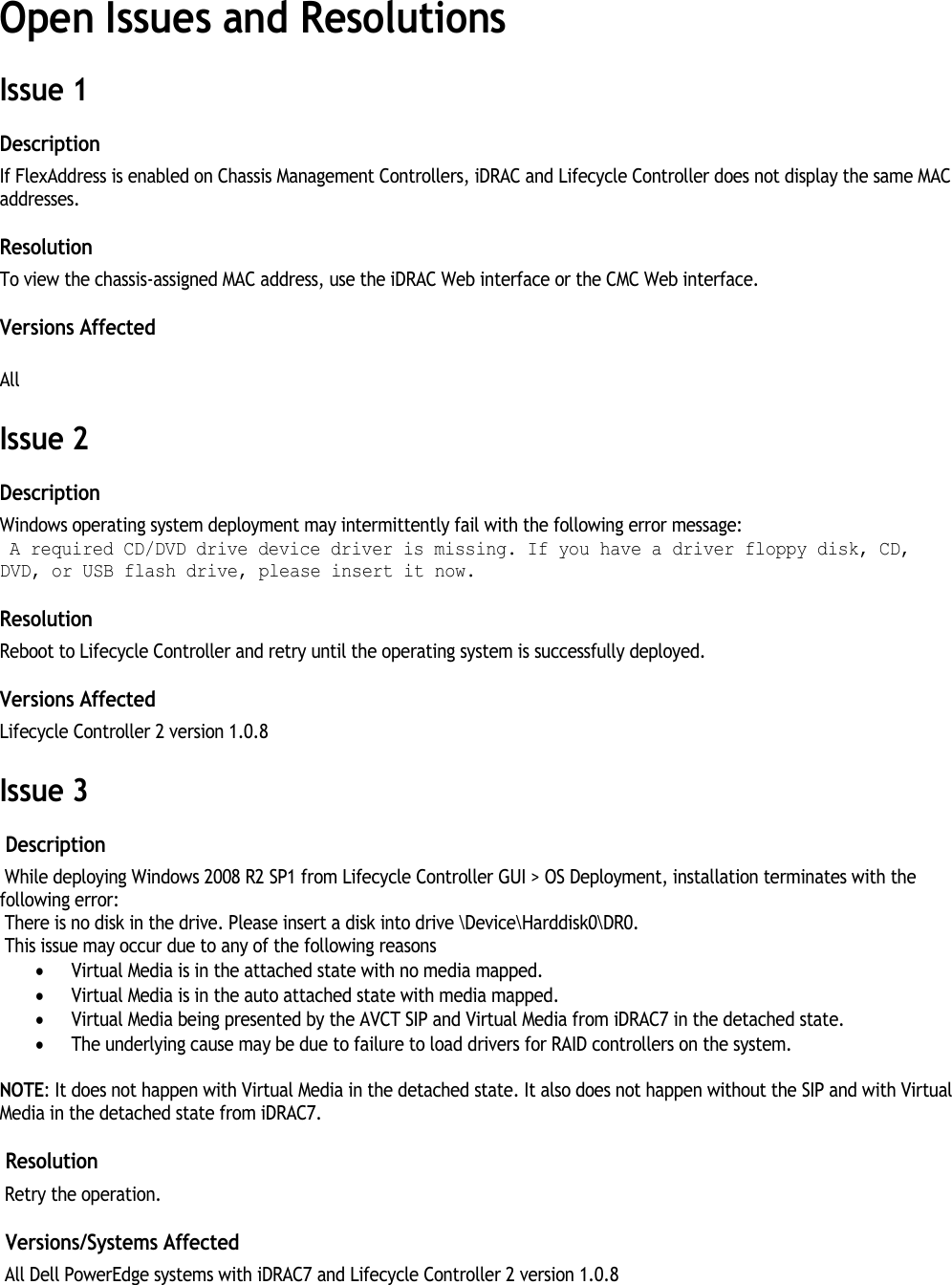 Page 6 of 7 - Dell Dell-Dell-Lifecycle-Controller-2-Version-1-0-8-Read-Me- Lifecycle Controller 2 Version 1.0.8 Readme  Dell-dell-lifecycle-controller-2-version-1-0-8-read-me