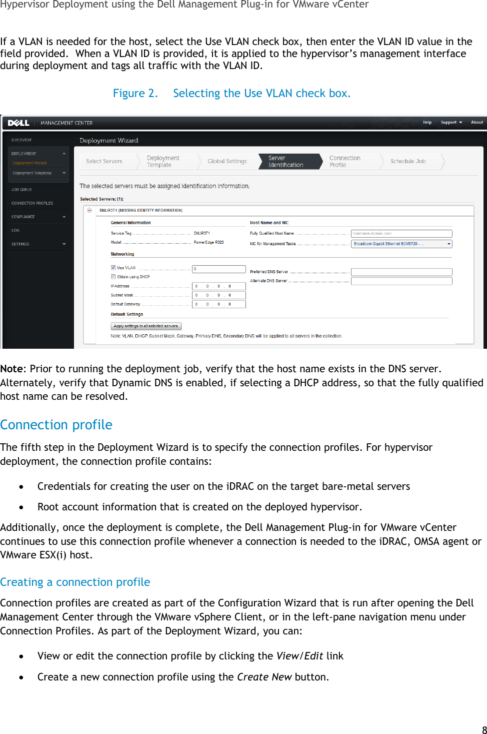 Page 8 of 11 - Dell Dell-Dell-Management-Plug-In-For-Vmware-Vcenter-1-6-Deployment-Guide- Management Plug-in  Dell-dell-management-plug-in-for-vmware-vcenter-1-6-deployment-guide