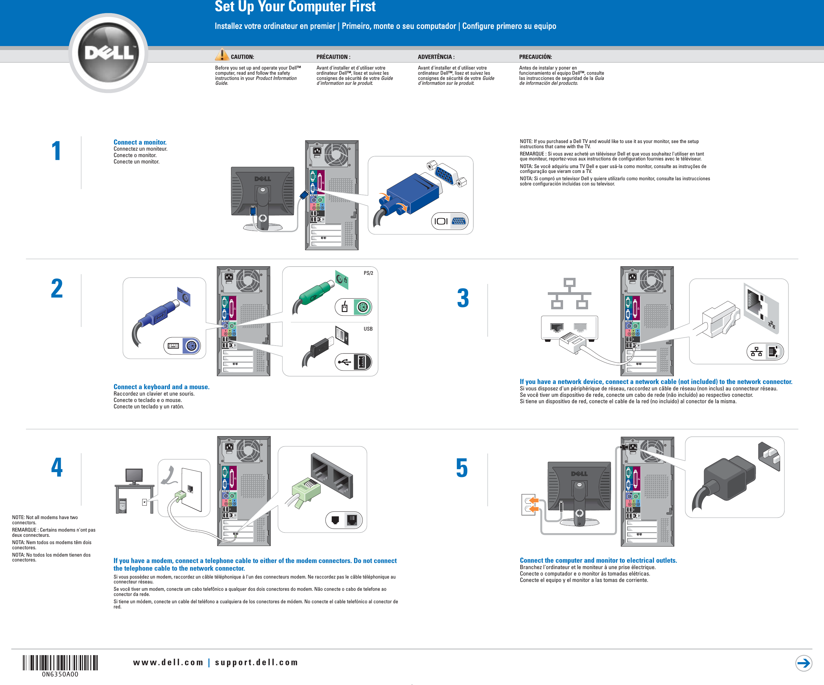 Page 1 of 2 - Dell Dell-Dimension-3000-Setup-Diagram- Dimension 3000 Setup Diagram  Dell-dimension-3000-setup-diagram