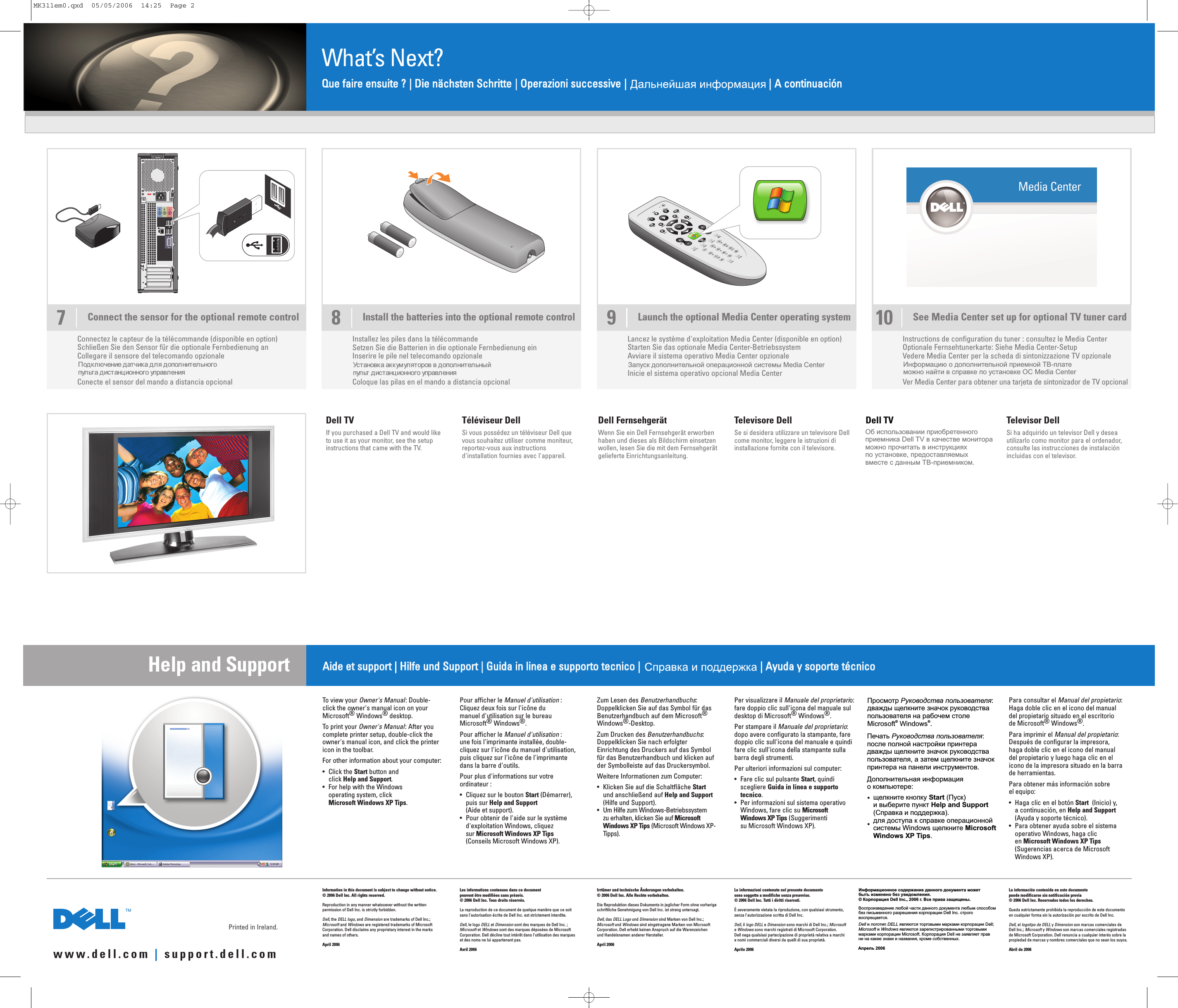 Page 2 of 2 - Dell Dell-Dimension-3100C-Setup-Diagram- Dimension 3100C Setup Diagram  Dell-dimension-3100c-setup-diagram