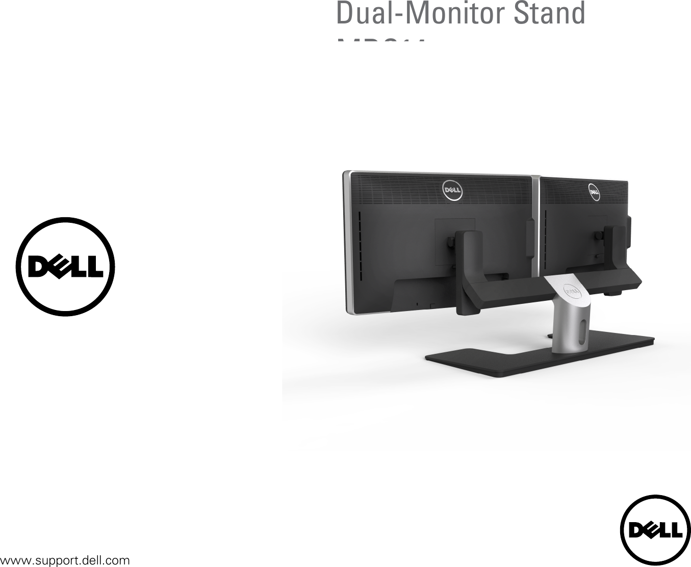 Page 1 of 2 - Dell Dell-Dual-Arm-Monitor-Mda14-Setup-Guide- Dual-Monitor Stand MDS14 Setup Guide  Dell-dual-arm-monitor-mda14-setup-guide