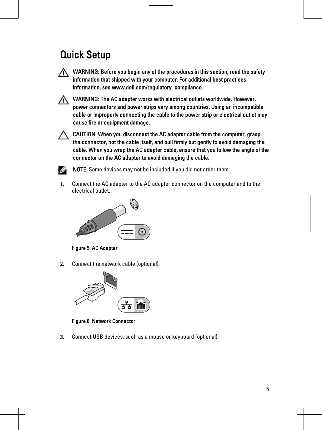 Page 5 of 8 - Dell Dell-E5430-Users-Manual- Setup And Features Information Tech Sheet  Dell-e5430-users-manual