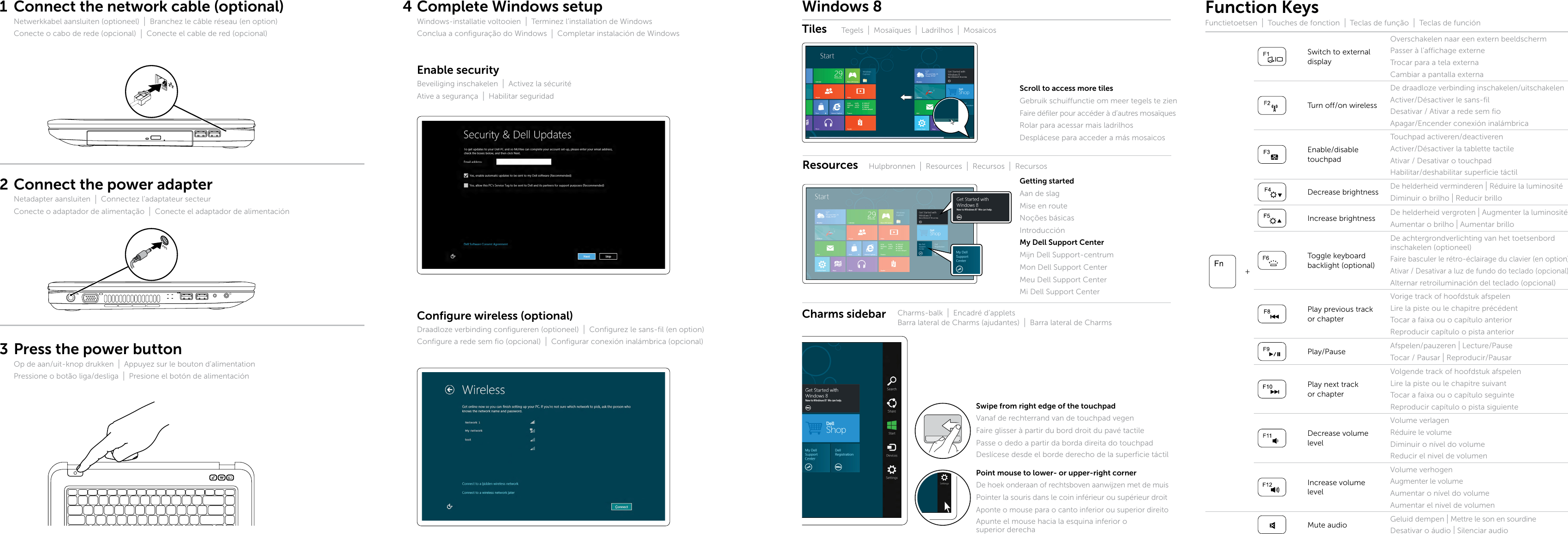 Page 2 of 2 - Dell Dell-Inspiron-15R-Se-7520-Windows-8-Quick-Start-Guide- Inspiron 15R SE 7520 Quick Start Guide - Windows 8 Dell-inspiron-15r-se-7520-windows-8-quick-start-guide