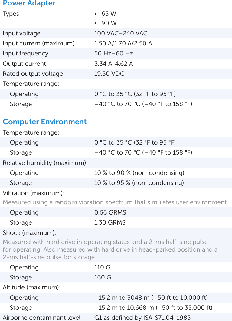 Page 6 of 6 - Dell Dell-Inspiron-17-7737-Specifications- Inspiron 17 7737 Specifications Dell-inspiron-17-7737-specifications