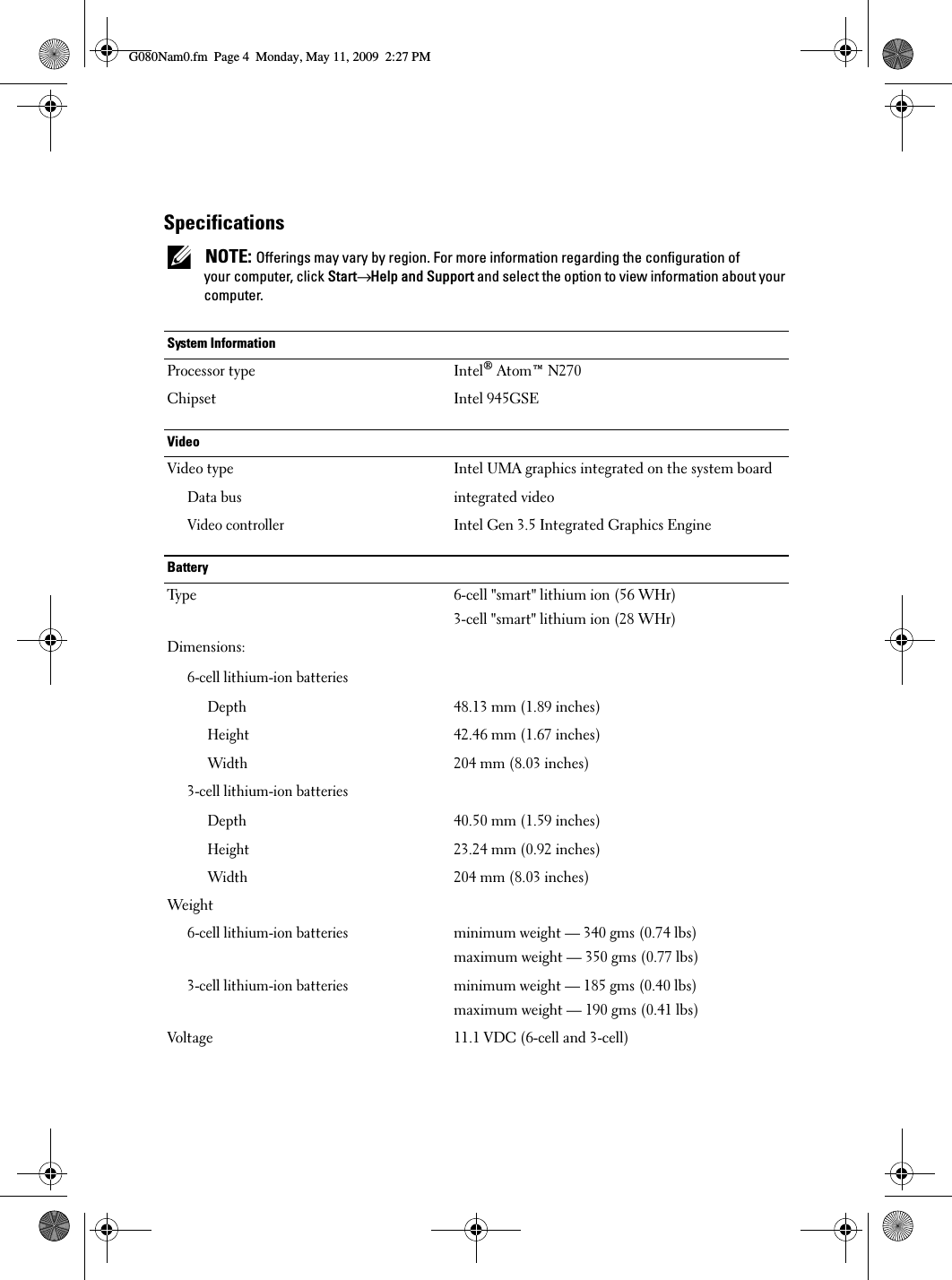 Page 4 of 8 - Dell Dell-Latitude-2100-Mid-2009-Quick-Start-Guide- Latitude 2100 Setup Features Information  Dell-latitude-2100-mid-2009-quick-start-guide