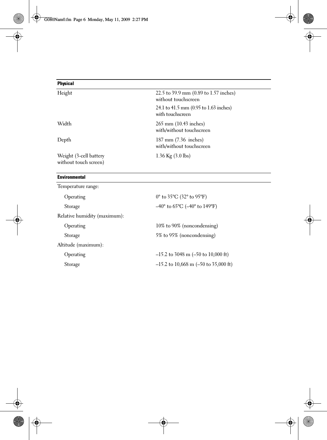 Page 6 of 8 - Dell Dell-Latitude-2100-Mid-2009-Quick-Start-Guide- Latitude 2100 Setup Features Information  Dell-latitude-2100-mid-2009-quick-start-guide