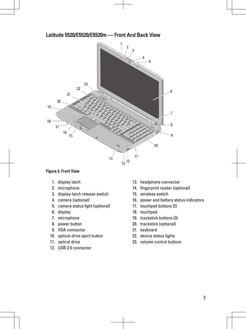 Page 3 of 10 - Dell Dell-Latitude-E5420M-Tech-Sheet- Latitude E5420M Setup And Features Information Tech Sheet  Dell-latitude-e5420m-tech-sheet