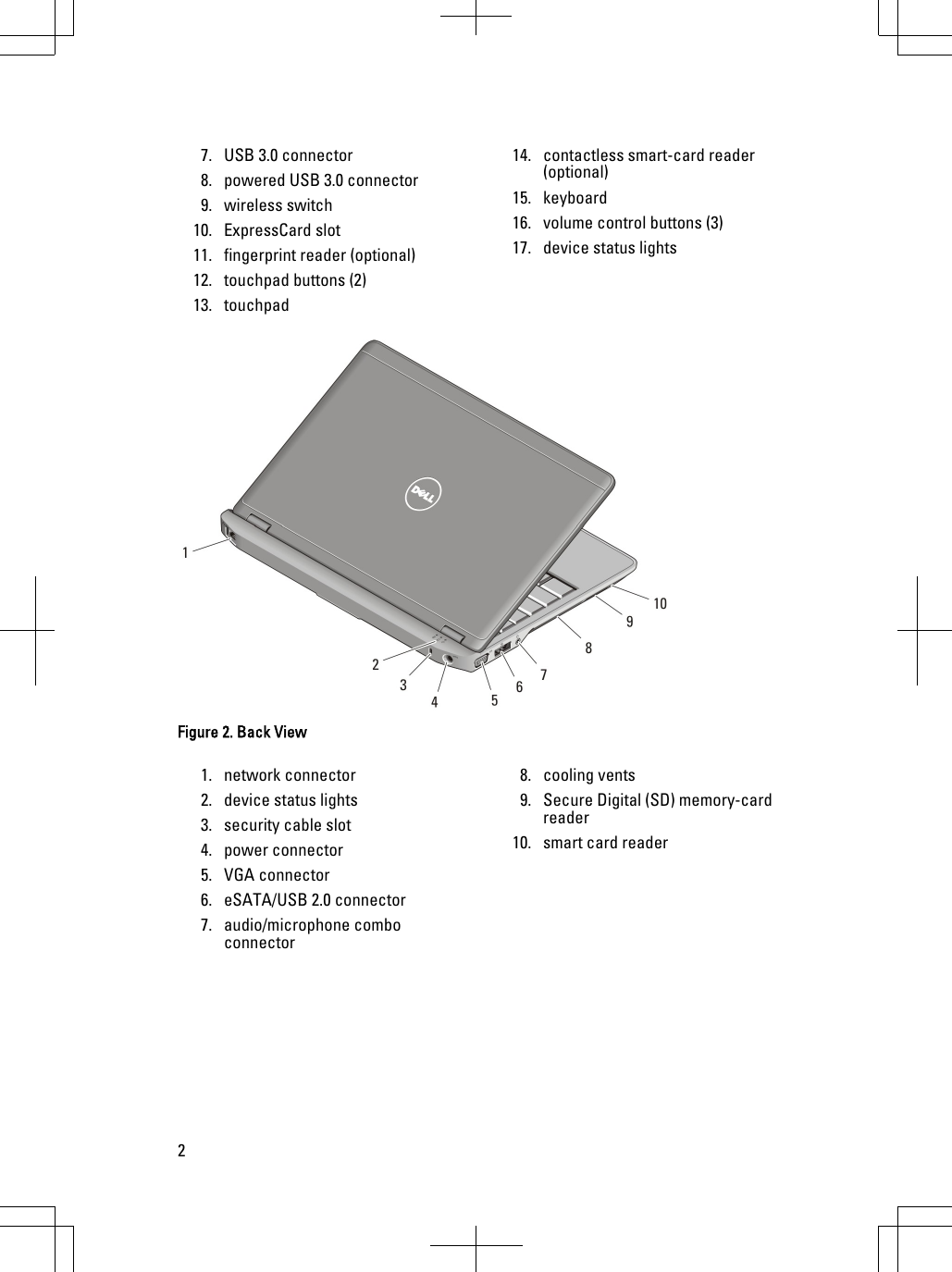 Page 2 of 8 - Dell Dell-Latitude-E6230-Mid-2012-Tech-Sheet- Setup And Features Information Tech Sheet  Dell-latitude-e6230-mid-2012-tech-sheet