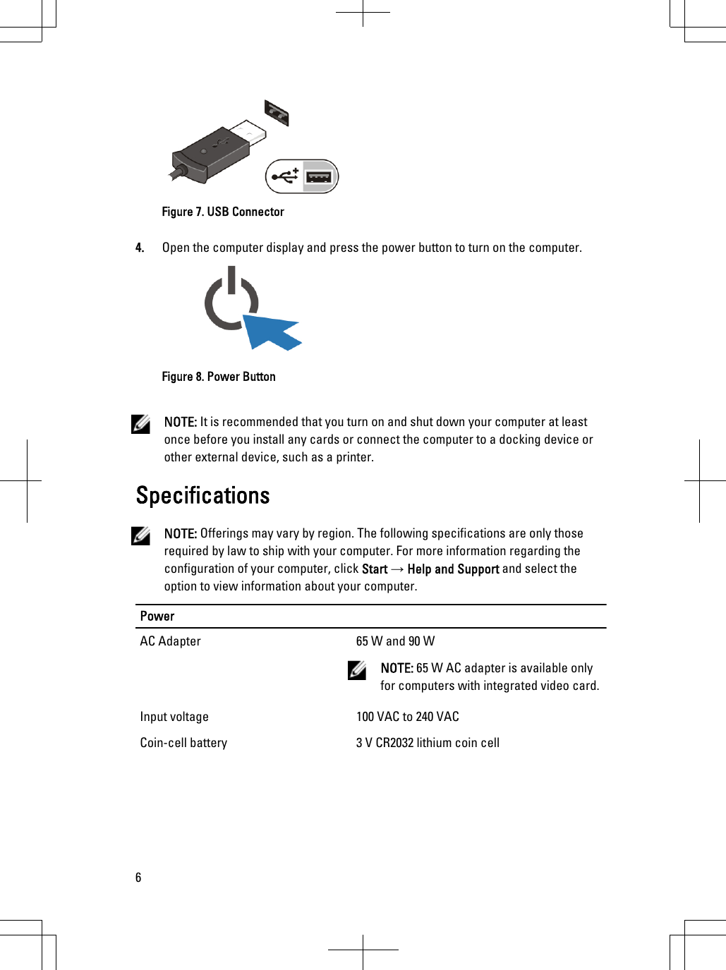 Page 6 of 8 - Dell Dell-Latitude-E6230-Mid-2012-Tech-Sheet- Setup And Features Information Tech Sheet  Dell-latitude-e6230-mid-2012-tech-sheet