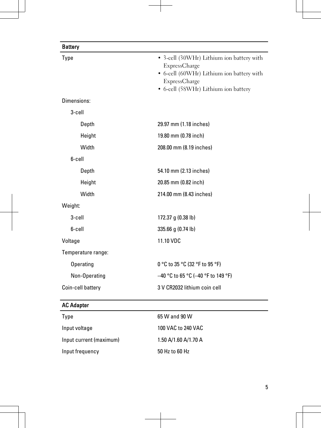 Page 5 of 7 - Dell Dell-Latitude-E6320-Early-2011-Quick-Start-Guide- Setup And Features Information  Dell-latitude-e6320-early-2011-quick-start-guide