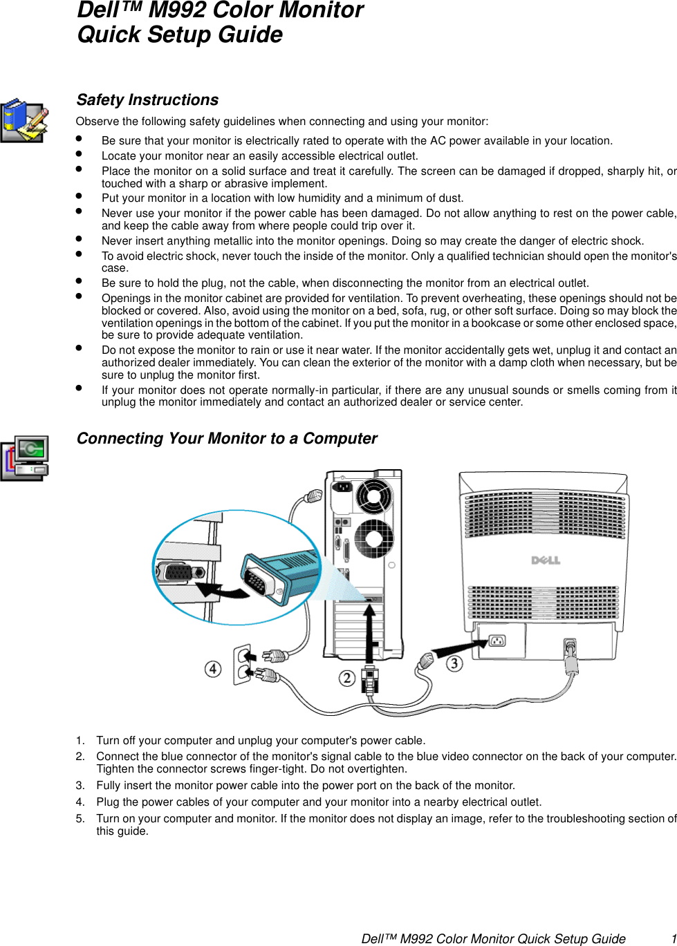 Page 1 of 4 - Dell Dell-M992-Users-Manual-  Dell-m992-users-manual