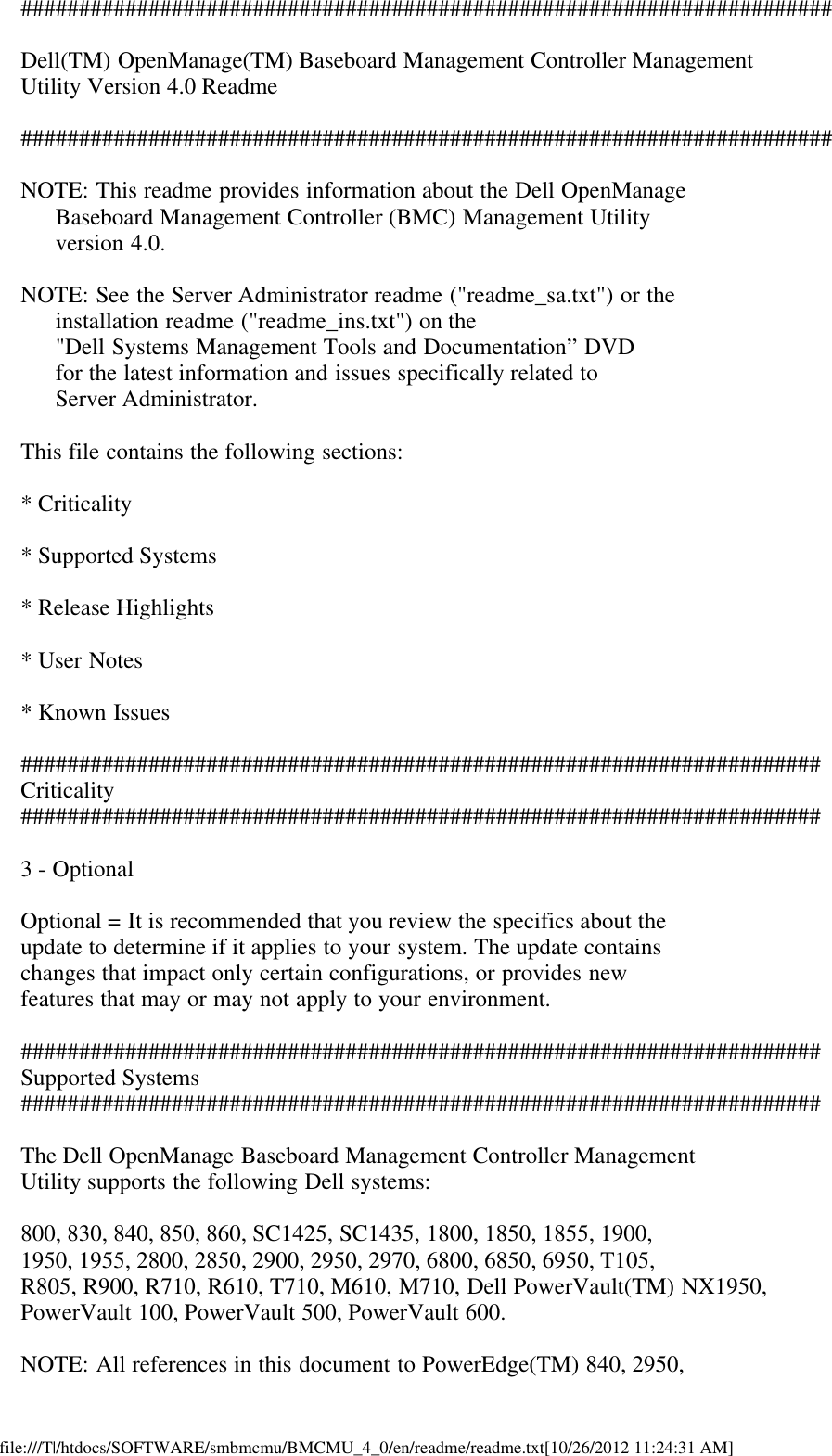 Dell Bmc Faq.pdf Dell Openmanage Baseboard Management Controller Version 4 0 Owners ...