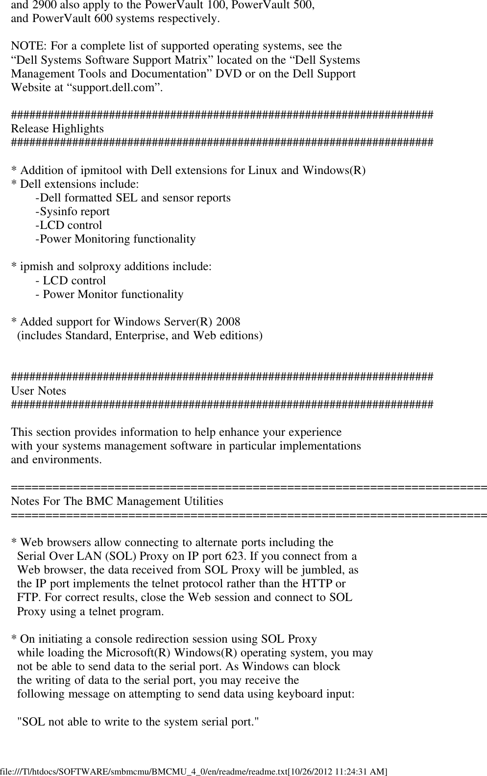 Dell Openmanage Baseboard Management Controller Version 4 0 Owners ...