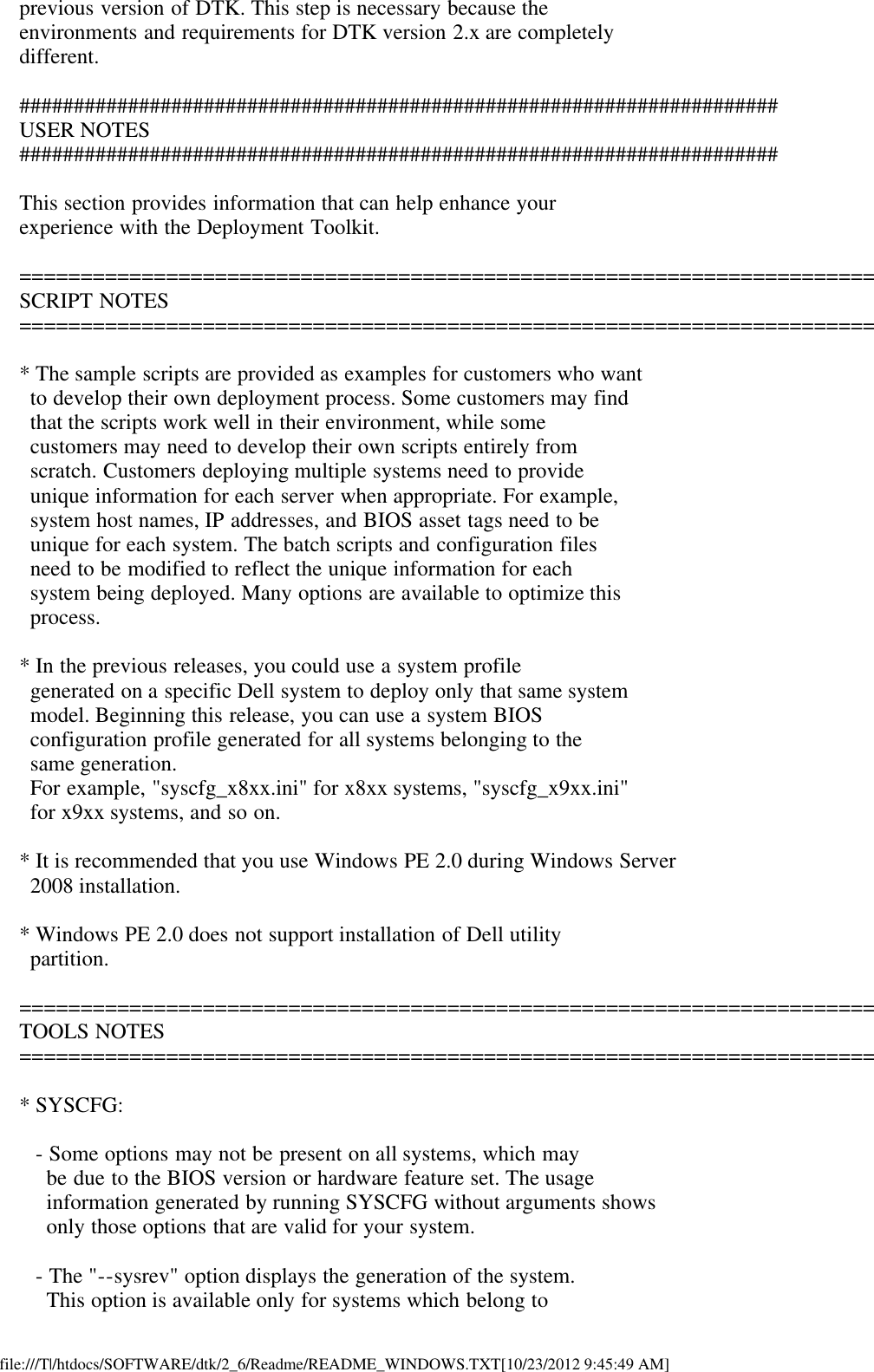 Page 4 of 8 - Dell Dell-Openmanage-Deployment-Toolkit-Version-2-6-Owners-Manual- Readme Windows PE  Dell-openmanage-deployment-toolkit-version-2-6-owners-manual