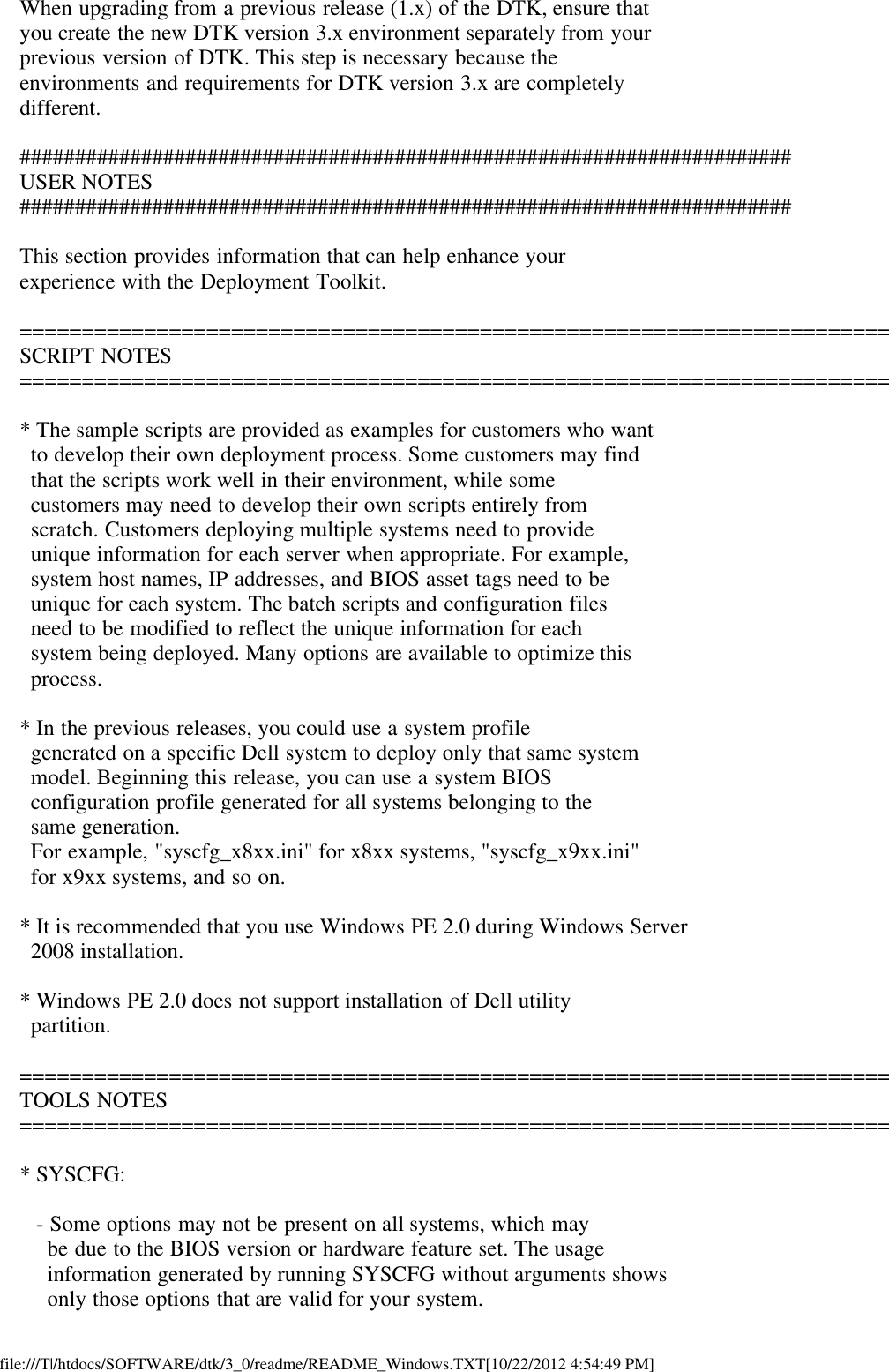 Page 4 of 7 - Dell Dell-Openmanage-Deployment-Toolkit-Version-3-0-Owners-Manual- Readme Windows PE Dell-openmanage-deployment-toolkit-version-3-0-owners-manual