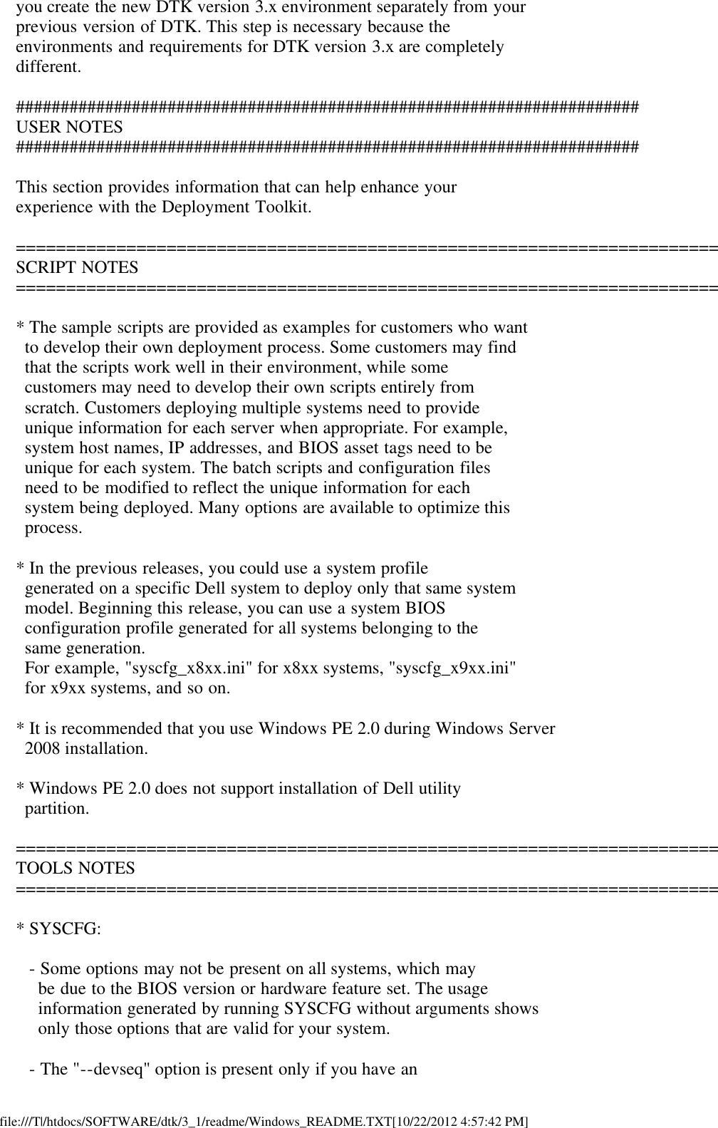 Page 4 of 7 - Dell Dell-Openmanage-Deployment-Toolkit-Version-3-1-Owners-Manual- Readme Windows PE  Dell-openmanage-deployment-toolkit-version-3-1-owners-manual