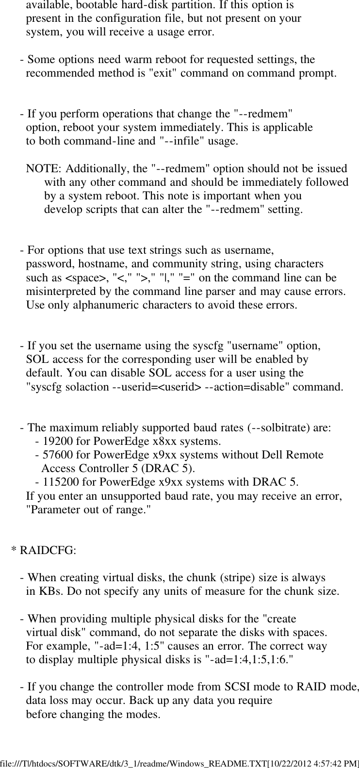 Page 5 of 7 - Dell Dell-Openmanage-Deployment-Toolkit-Version-3-1-Owners-Manual- Readme Windows PE  Dell-openmanage-deployment-toolkit-version-3-1-owners-manual