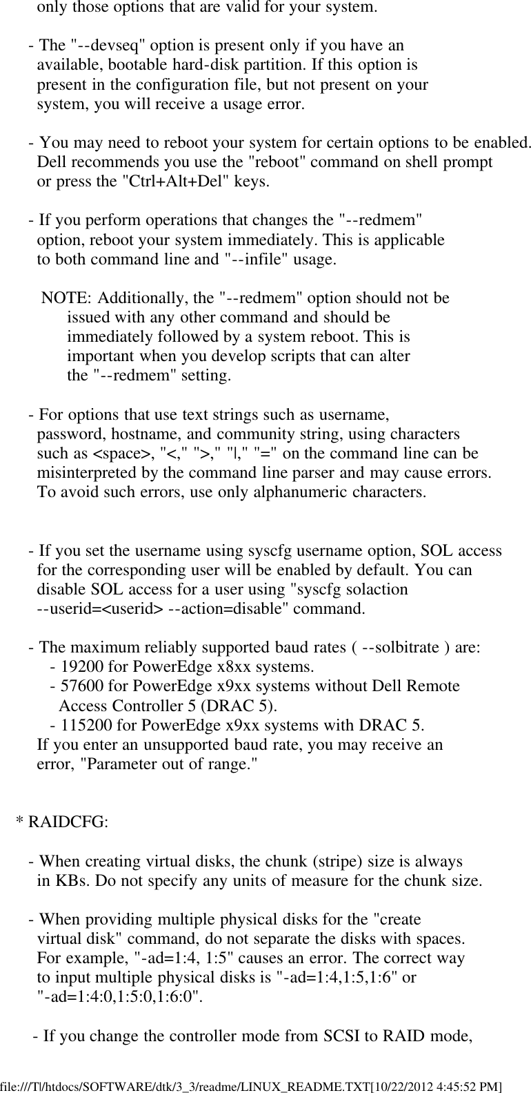 Page 5 of 9 - Dell Dell-Openmanage-Deployment-Toolkit-Version-3-3-Owners-Manual- OpenManage Deployment Toolkit Version 3.3 Readme Linux Dell-openmanage-deployment-toolkit-version-3-3-owners-manual