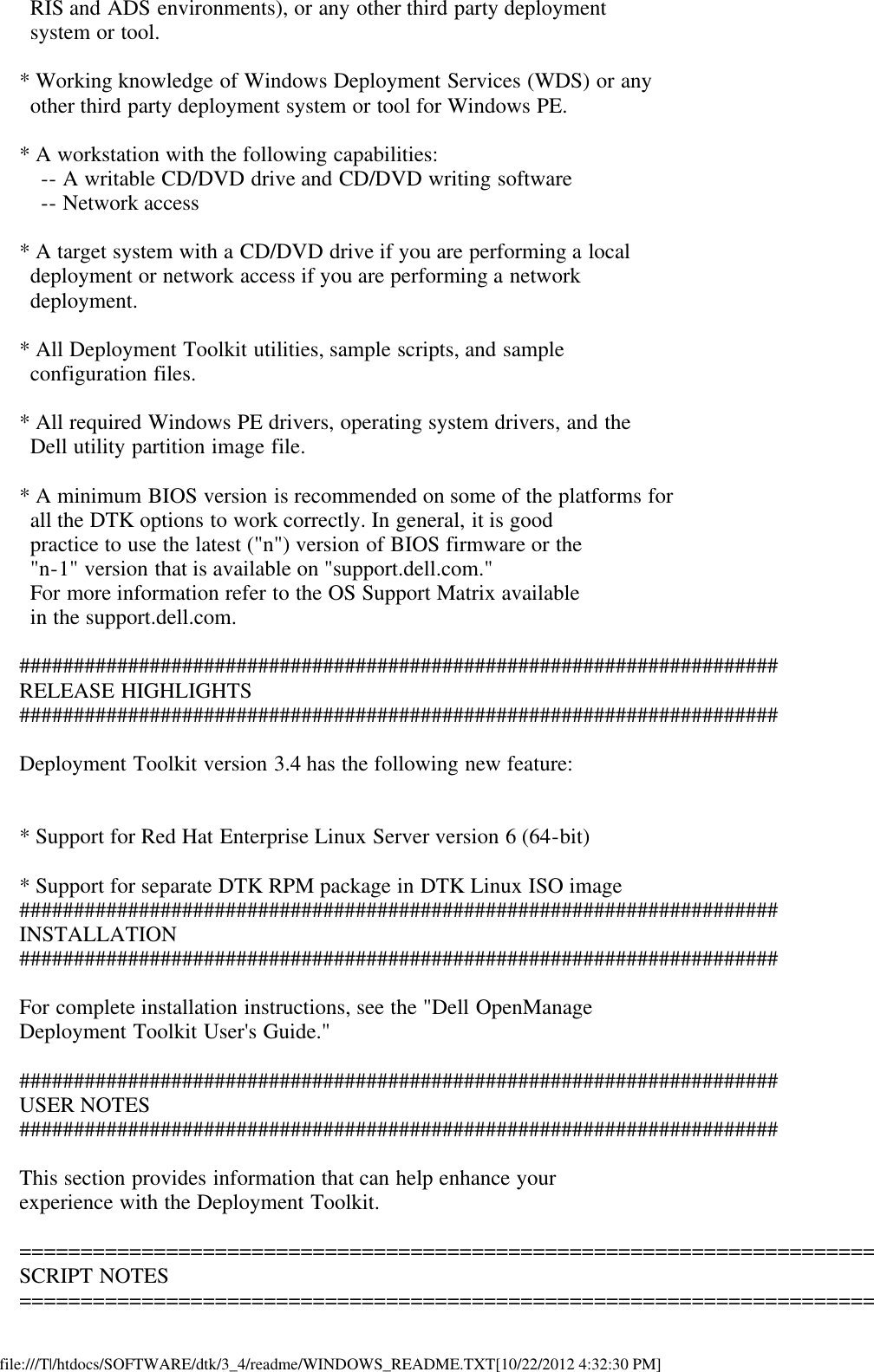 Page 3 of 8 - Dell Dell-Openmanage-Deployment-Toolkit-Version-3-4-Owners-Manual- Readme Windows PE Dell-openmanage-deployment-toolkit-version-3-4-owners-manual