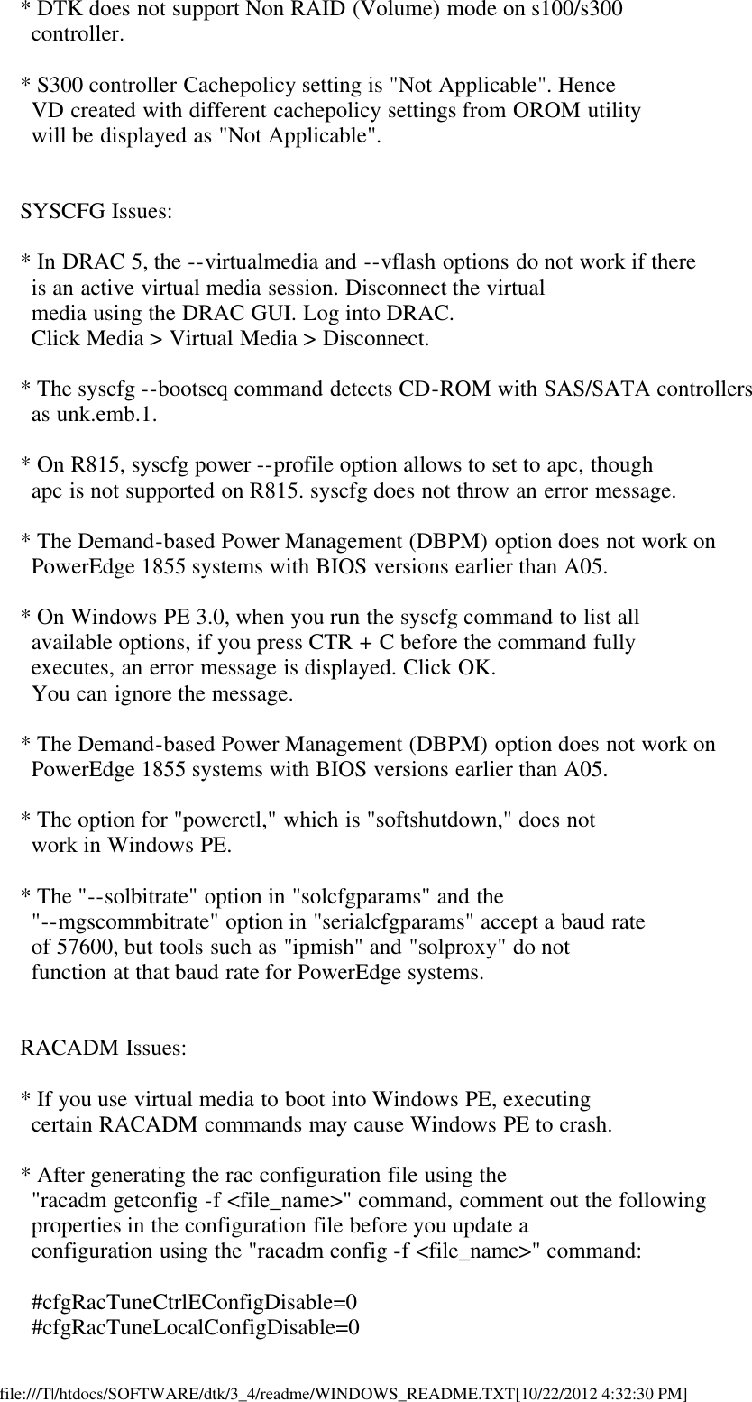 Page 6 of 8 - Dell Dell-Openmanage-Deployment-Toolkit-Version-3-4-Owners-Manual- Readme Windows PE Dell-openmanage-deployment-toolkit-version-3-4-owners-manual