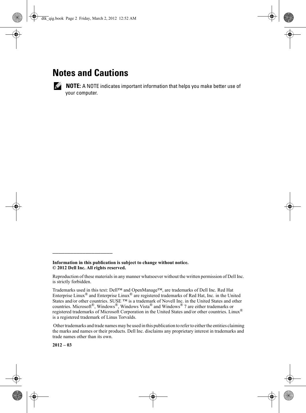 Page 2 of 8 - Dell Dell-Openmanage-Deployment-Toolkit-Version-4-0-Owners-Manual- OpenManage Deployment Toolkit Version 4.0 Installation Guide Dell-openmanage-deployment-toolkit-version-4-0-owners-manual