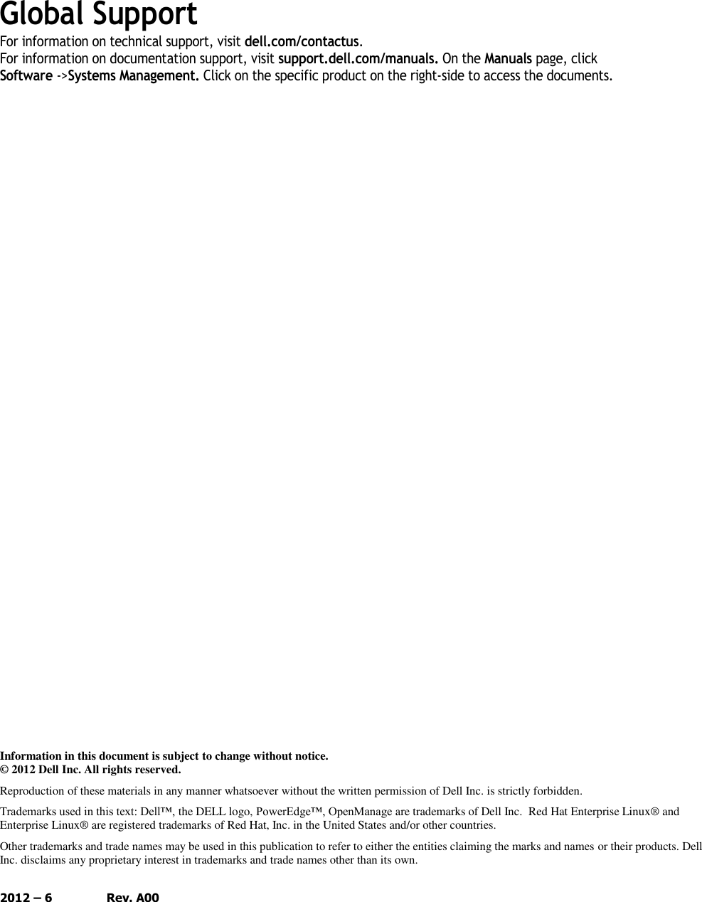 Page 7 of 7 - Dell Dell-Openmanage-Deployment-Toolkit-Version-4-1-Owners-Manual- OpenManage Deployment Toolkit Version 4.1 Readme Linux  Dell-openmanage-deployment-toolkit-version-4-1-owners-manual