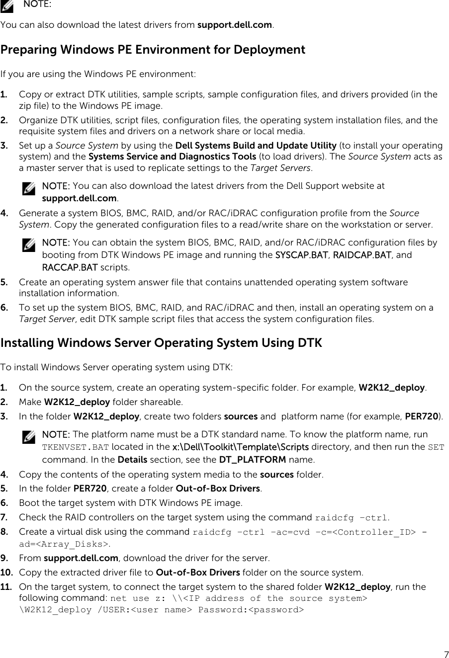 Page 7 of 11 - Dell Dell-Openmanage-Deployment-Toolkit-Version-4-4-Owners-Manual- OpenManage Deployment Toolkit Version 4.4 Installation Guide  Dell-openmanage-deployment-toolkit-version-4-4-owners-manual