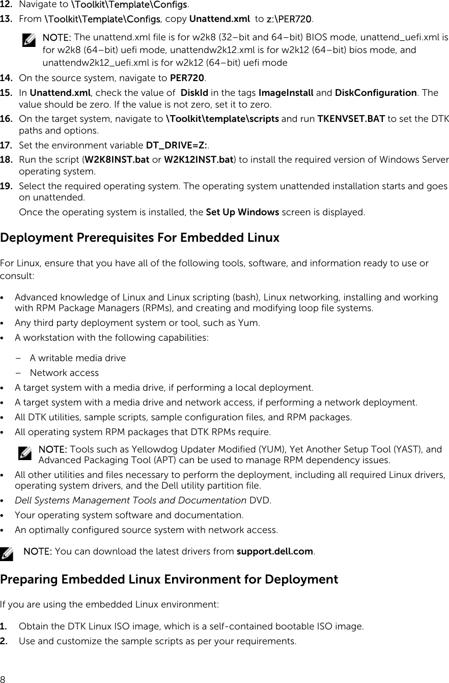Page 8 of 11 - Dell Dell-Openmanage-Deployment-Toolkit-Version-4-4-Owners-Manual- OpenManage Deployment Toolkit Version 4.4 Installation Guide  Dell-openmanage-deployment-toolkit-version-4-4-owners-manual