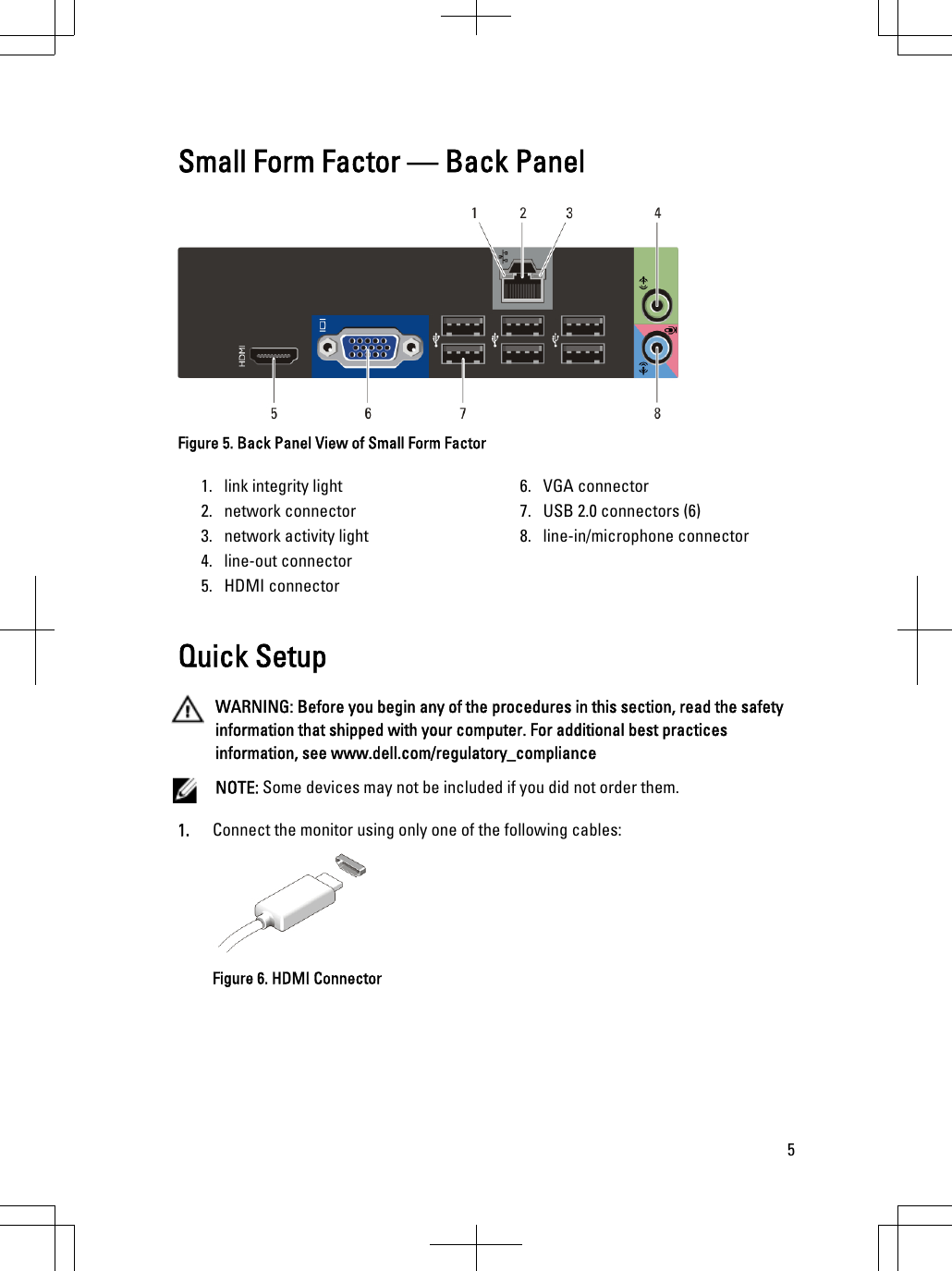 Page 5 of 9 - Dell Dell-Optiplex-3010-Mid-2012-Tech-Sheet- OptiPlex 3010 Setup And Features Information Tech Sheet  Dell-optiplex-3010-mid-2012-tech-sheet