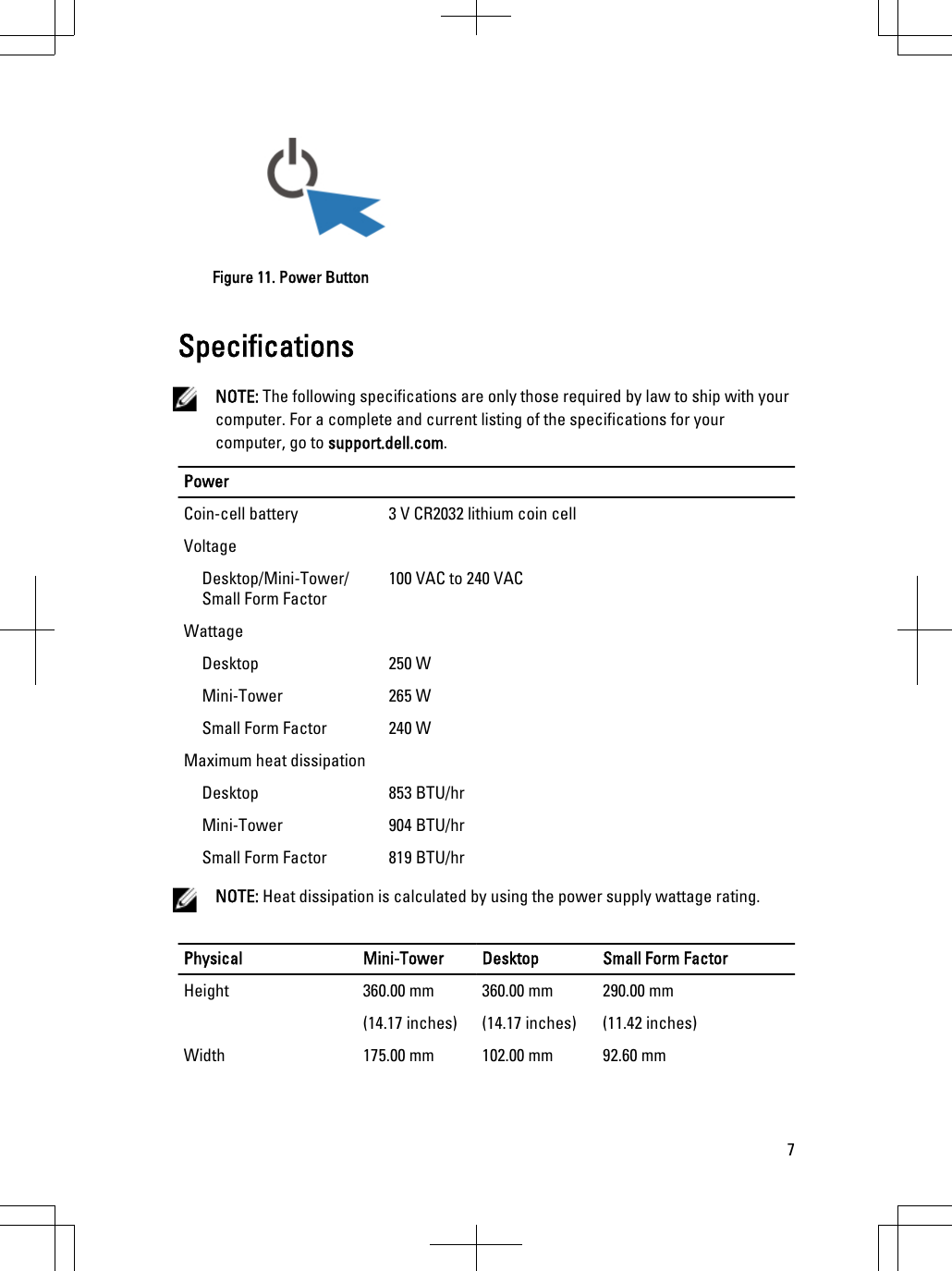 Page 7 of 9 - Dell Dell-Optiplex-3010-Mid-2012-Tech-Sheet- OptiPlex 3010 Setup And Features Information Tech Sheet  Dell-optiplex-3010-mid-2012-tech-sheet