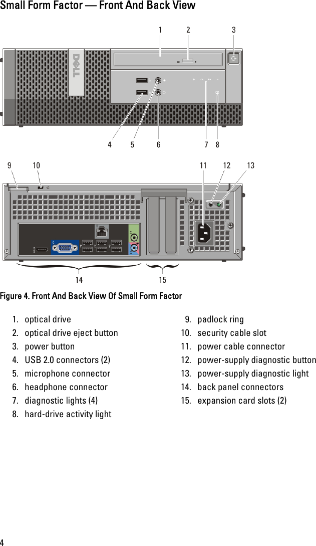 Page 4 of 11 - Dell Dell-Optiplex-390-Mid-2011-Tech-Sheet- OptiPlex 390 Setup And Features Information Tech Sheet  Dell-optiplex-390-mid-2011-tech-sheet