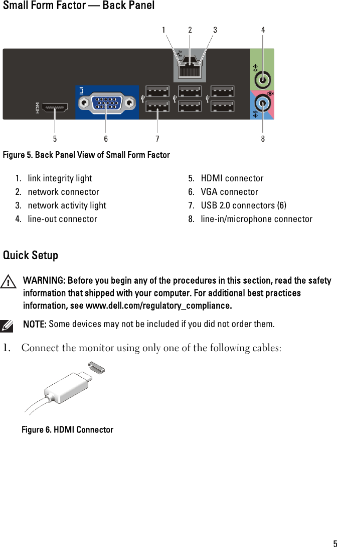 Page 5 of 11 - Dell Dell-Optiplex-390-Mid-2011-Tech-Sheet- OptiPlex 390 Setup And Features Information Tech Sheet  Dell-optiplex-390-mid-2011-tech-sheet