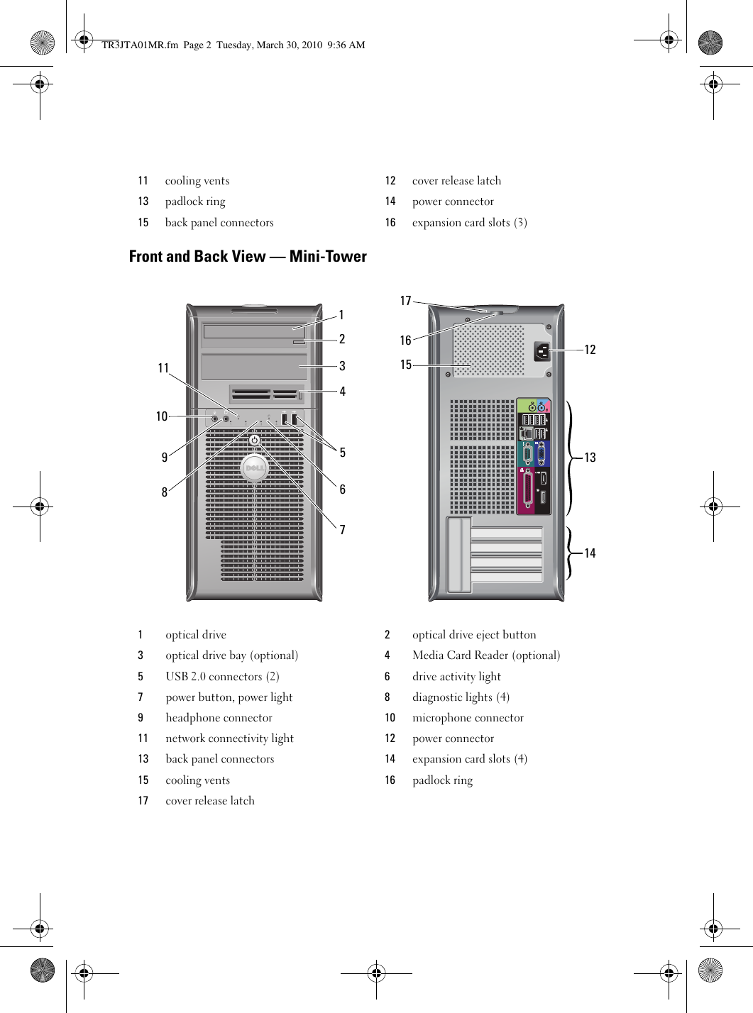 Page 2 of 10 - Dell Dell-Optiplex-780-Late-2009-Setup-And-Features-Information- OptiPlex 780 Setup And Features Information  Dell-optiplex-780-late-2009-setup-and-features-information