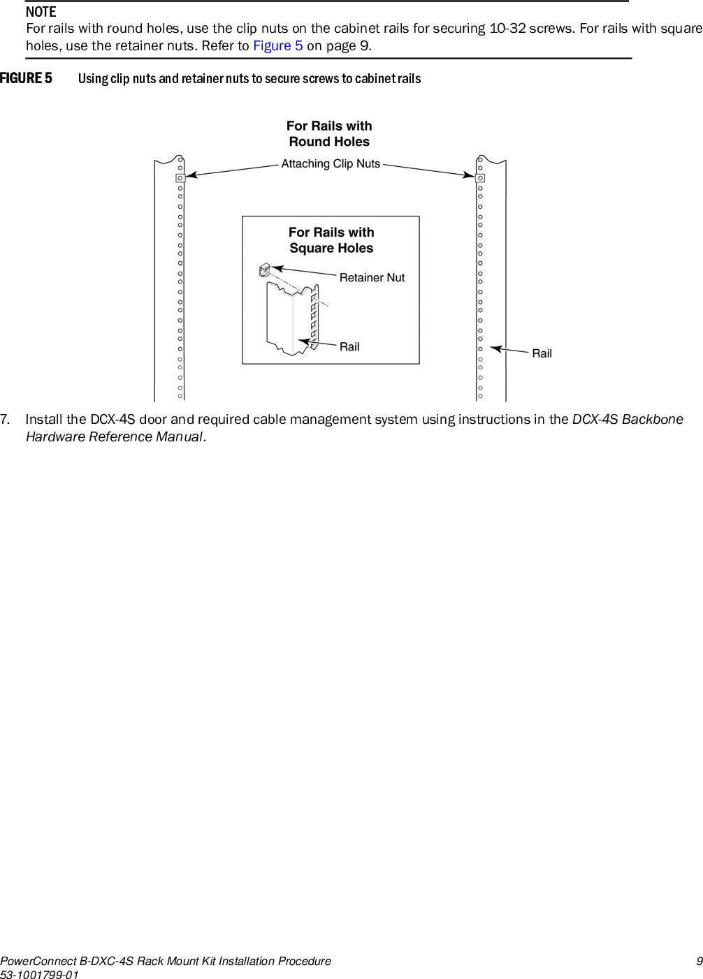 Page 10 of 10 - Dell Dell-Powerconnect-B-Dcx-4S-Rack-Mount-Kit-Installation-Manual- PowerConnect B-DCX-4s Rack Mount Kit Installation  Dell-powerconnect-b-dcx-4s-rack-mount-kit-installation-manual