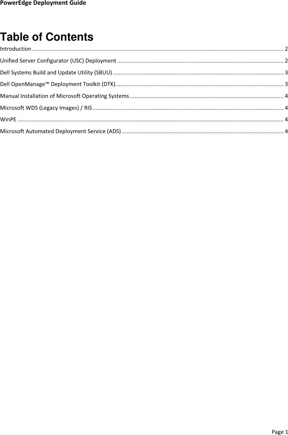 Page 3 of 7 - Dell Dell-Poweredge-M1000E-Deployment-Guide- PowerEdge Deployment Guide  Dell-poweredge-m1000e-deployment-guide