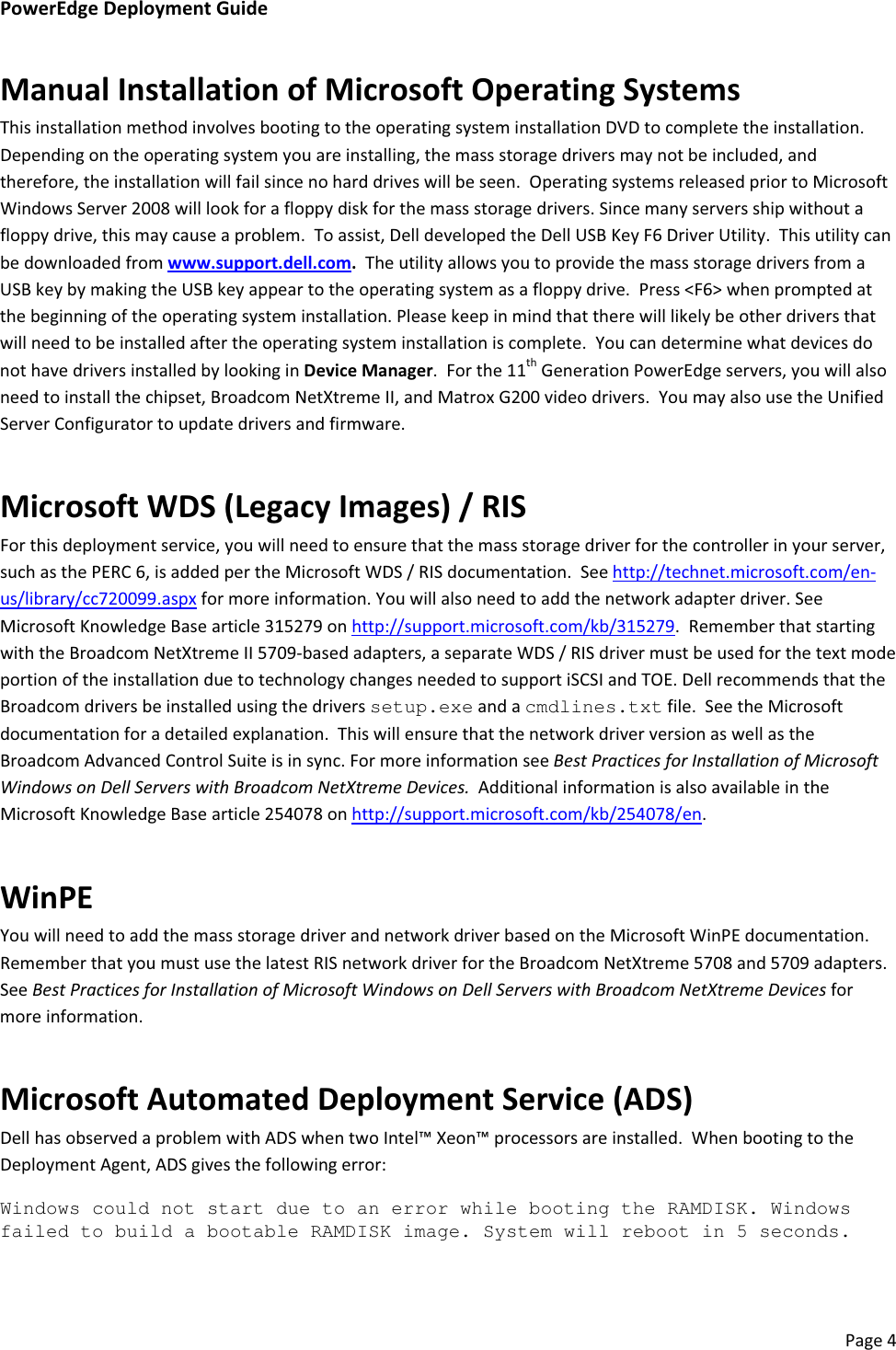 Page 6 of 7 - Dell Dell-Poweredge-M1000E-Deployment-Guide- PowerEdge Deployment Guide  Dell-poweredge-m1000e-deployment-guide