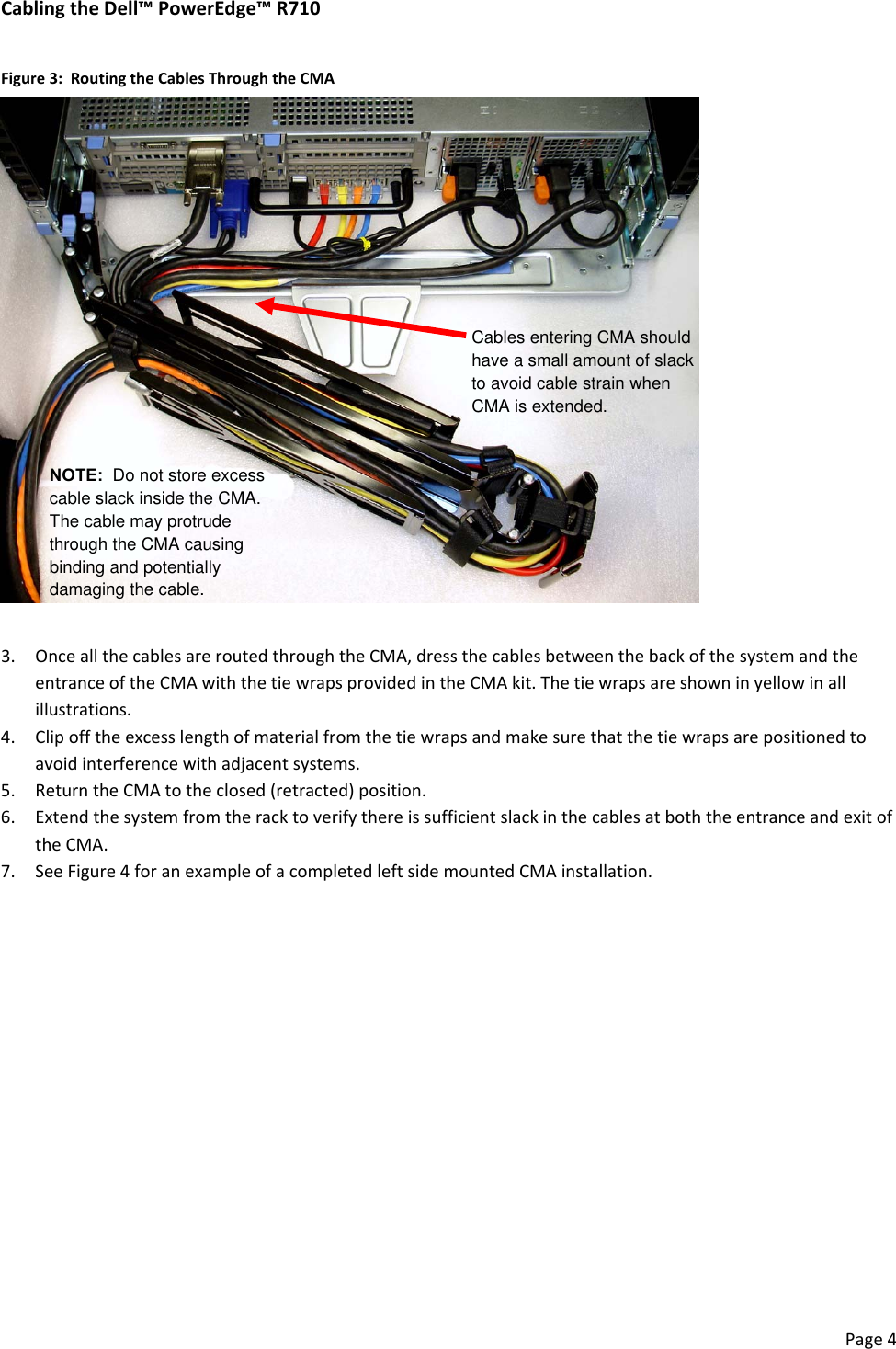 Page 6 of 9 - Dell Dell-Poweredge-Rack-Enclosure-2420-Cabling-R710-White-Paper- Cabling PowerEdge R710  Dell-poweredge-rack-enclosure-2420-cabling-r710-white-paper